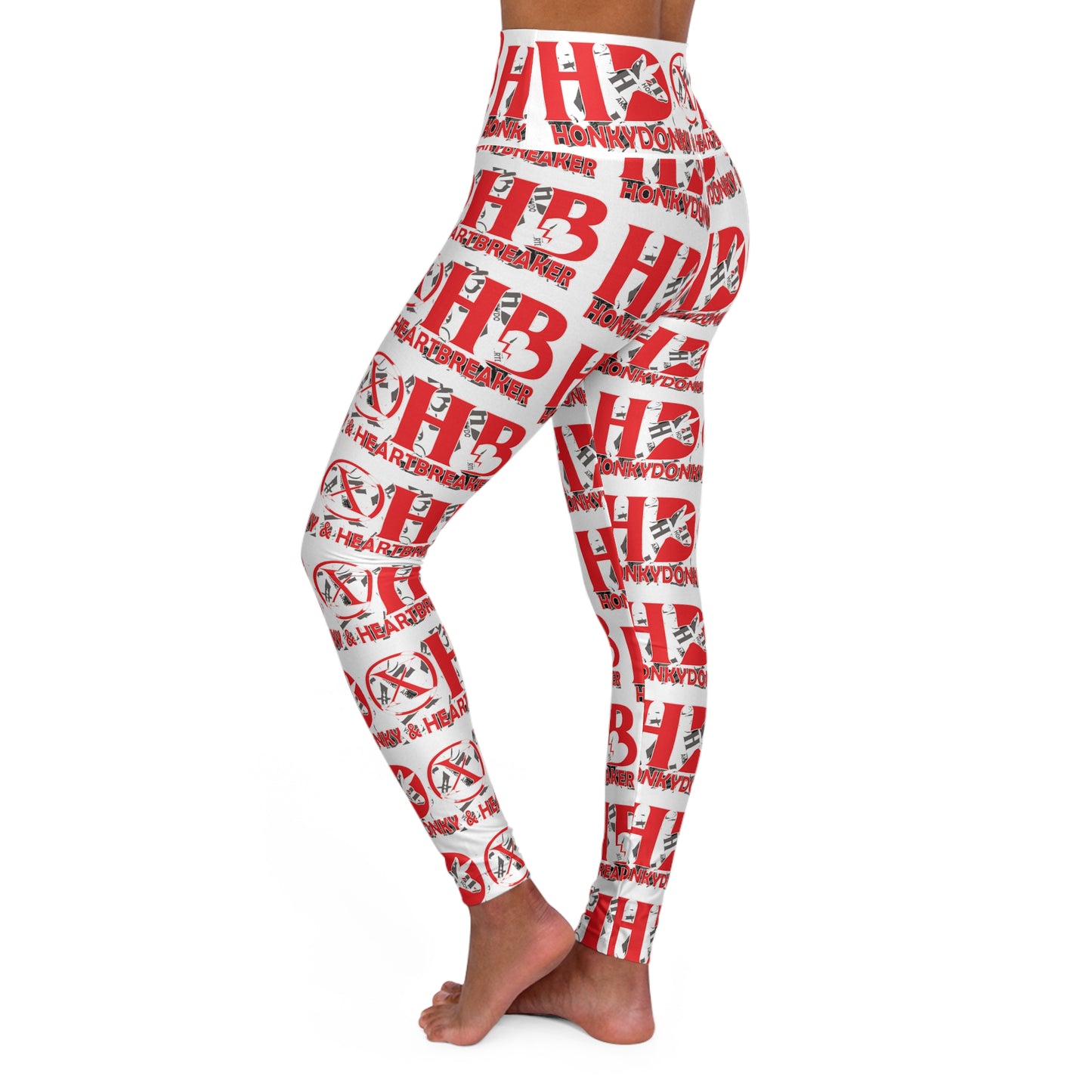 HD&HB RW- High Waisted Yoga Leggings (AOP)