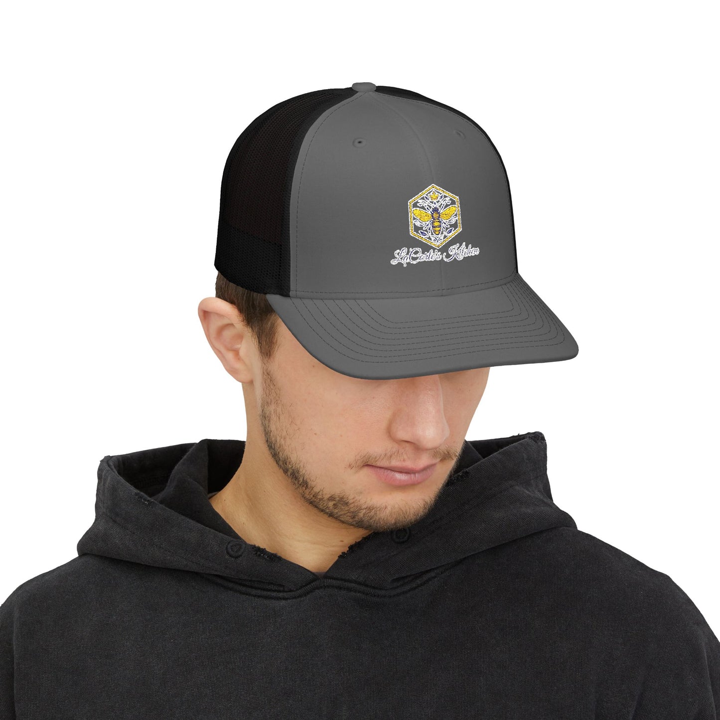 Embroidered Snapback Trucker Cap - Stylish Accessories for Outdoors, Casual Wear, Gifts for Him/Her, Summer Fashion, Festival Ready