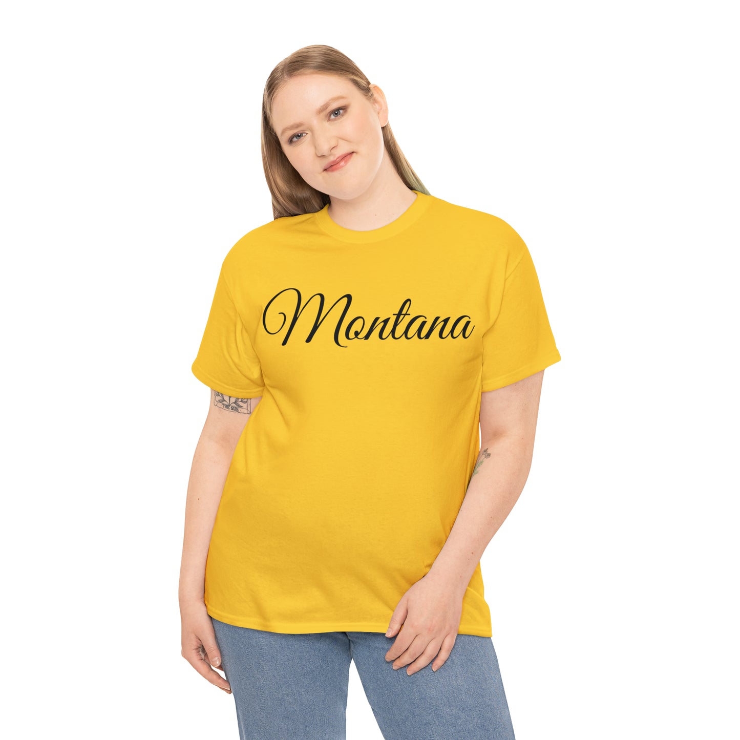 Montana Wild Horses - Unisex Heavy Cotton Tee