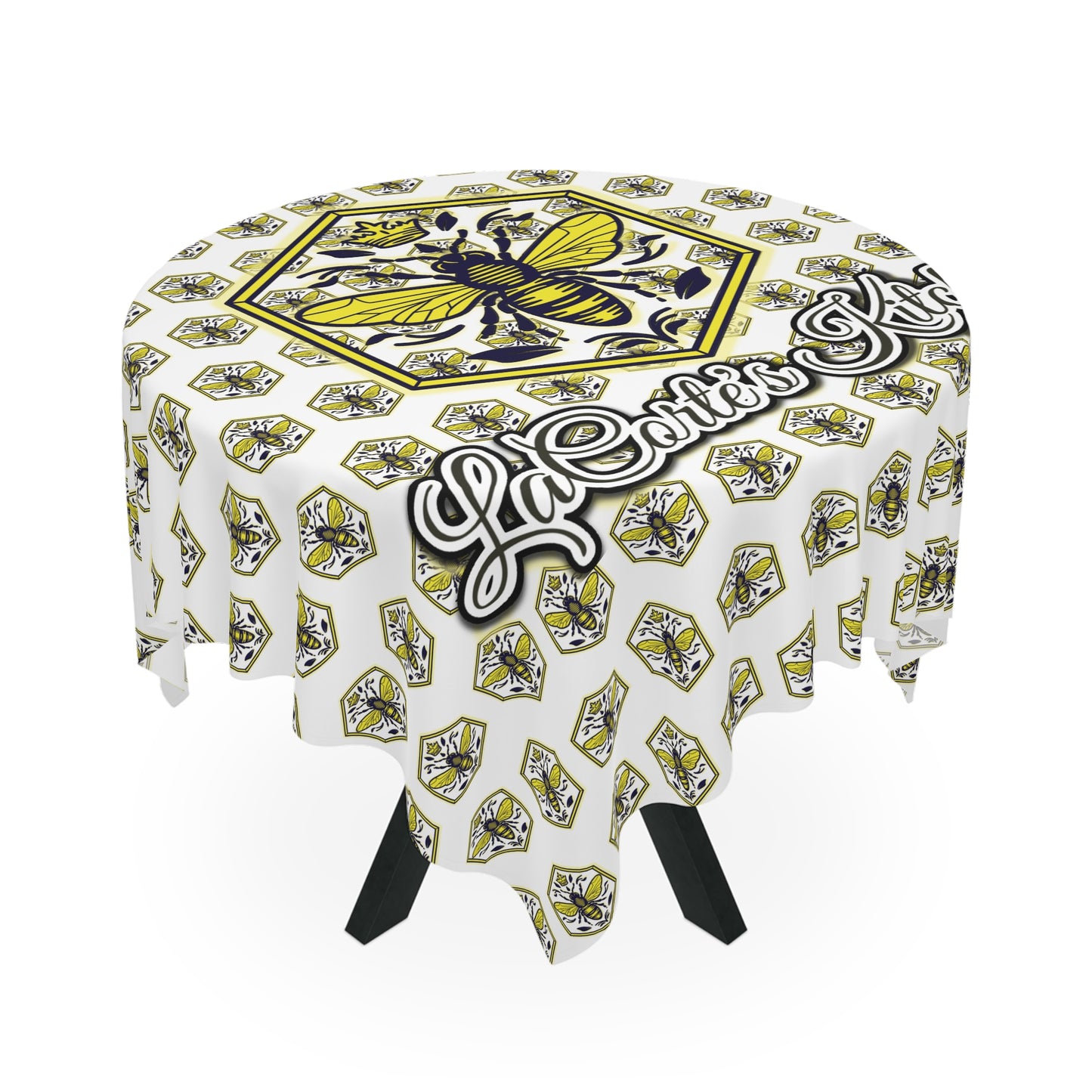 Bee-Themed Tablecloth - Perfect for Hosting, Kitchen Decor, Picnic, Celebration, and Bee Lovers, LdCorte's Kitchen Design