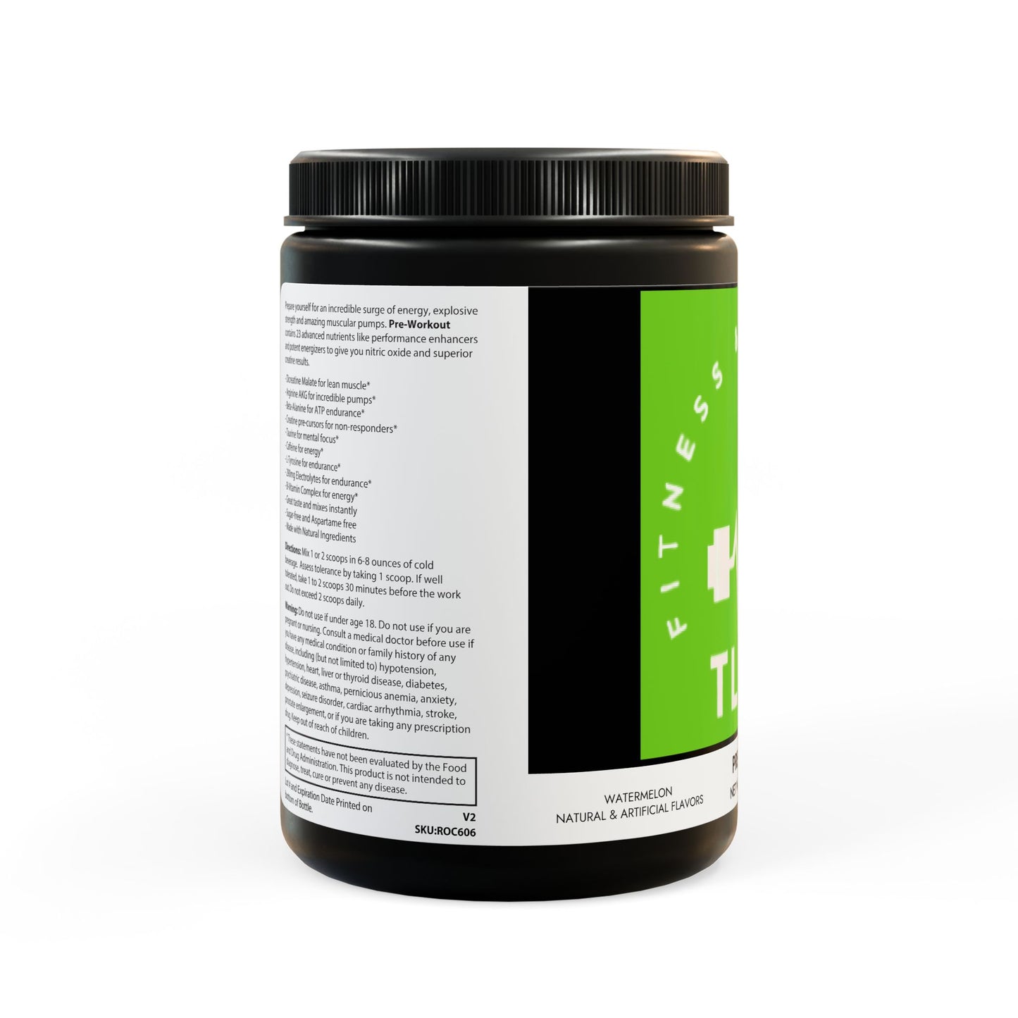 TRLD - Pre-Workout Supplement, Watermelon (300g, 10.58oz)