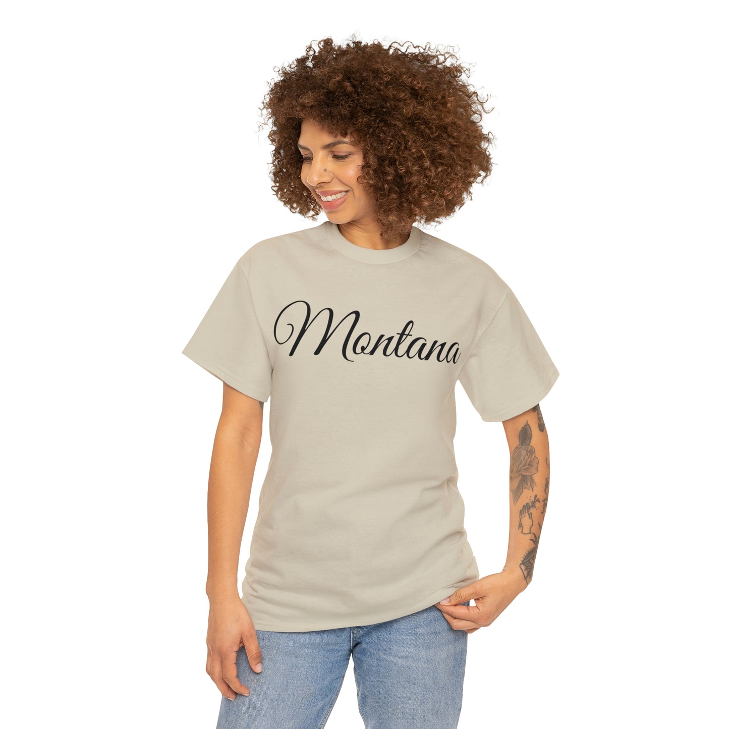 Montana Wild Horses - Unisex Heavy Cotton Tee