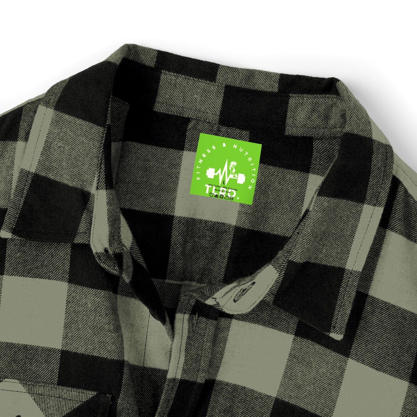 TRLD - Eco-Friendly Unisex Flannel Shirt - Fitness Vibe, Perfect for Outdoors & Gym Lovers