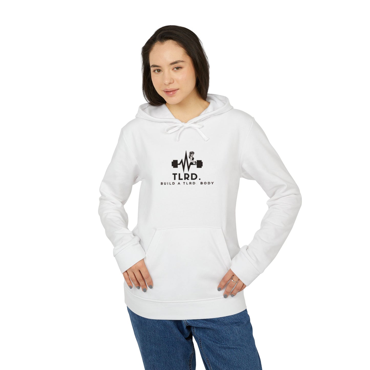 TLRD - Adidas Unisex Fleece Hoodie - Build a T.L.R.D. Body Workout Sweatshirt