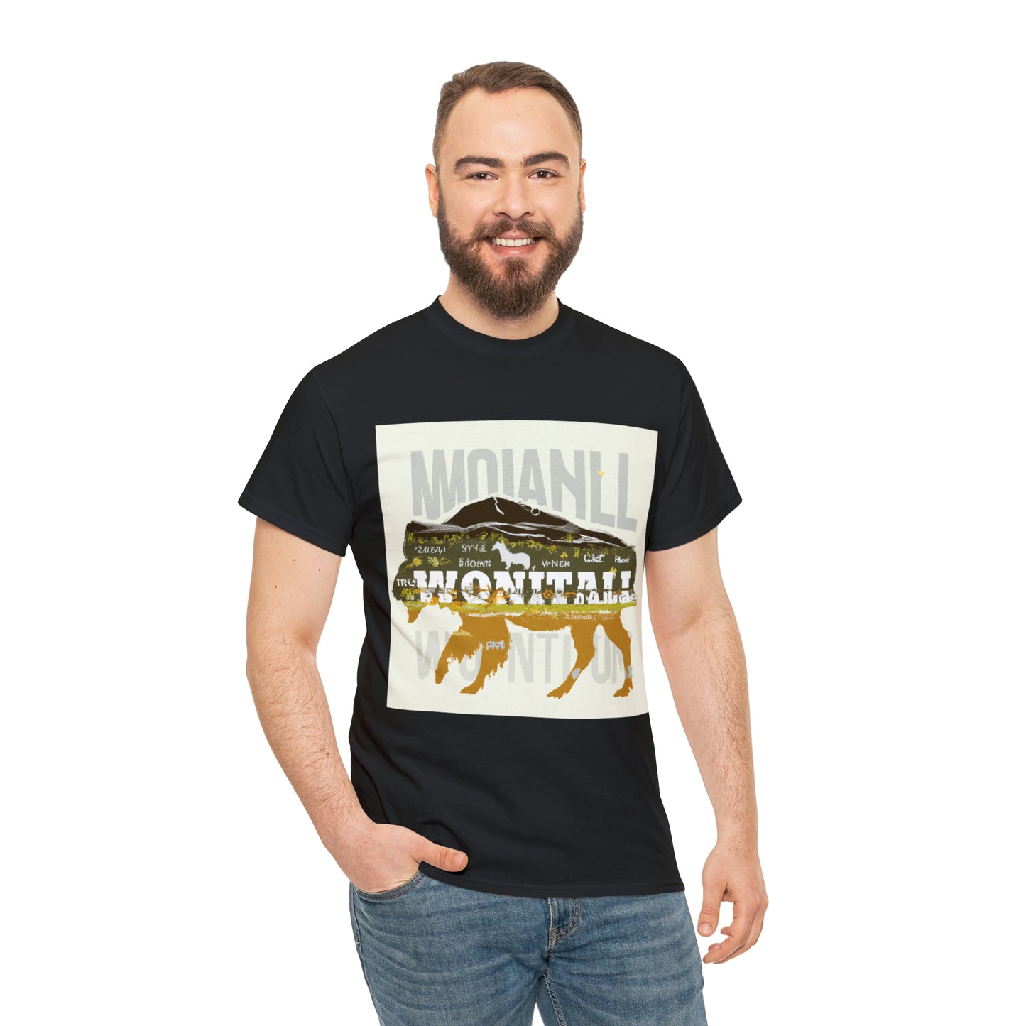 There is an abundance of diverse wildlife in Montana, including over 70 species of mammals, 300 species of birds, and a variety of reptiles, amphibians, and fish. Some of the more common species include elk, deer, antelope - T-shirt