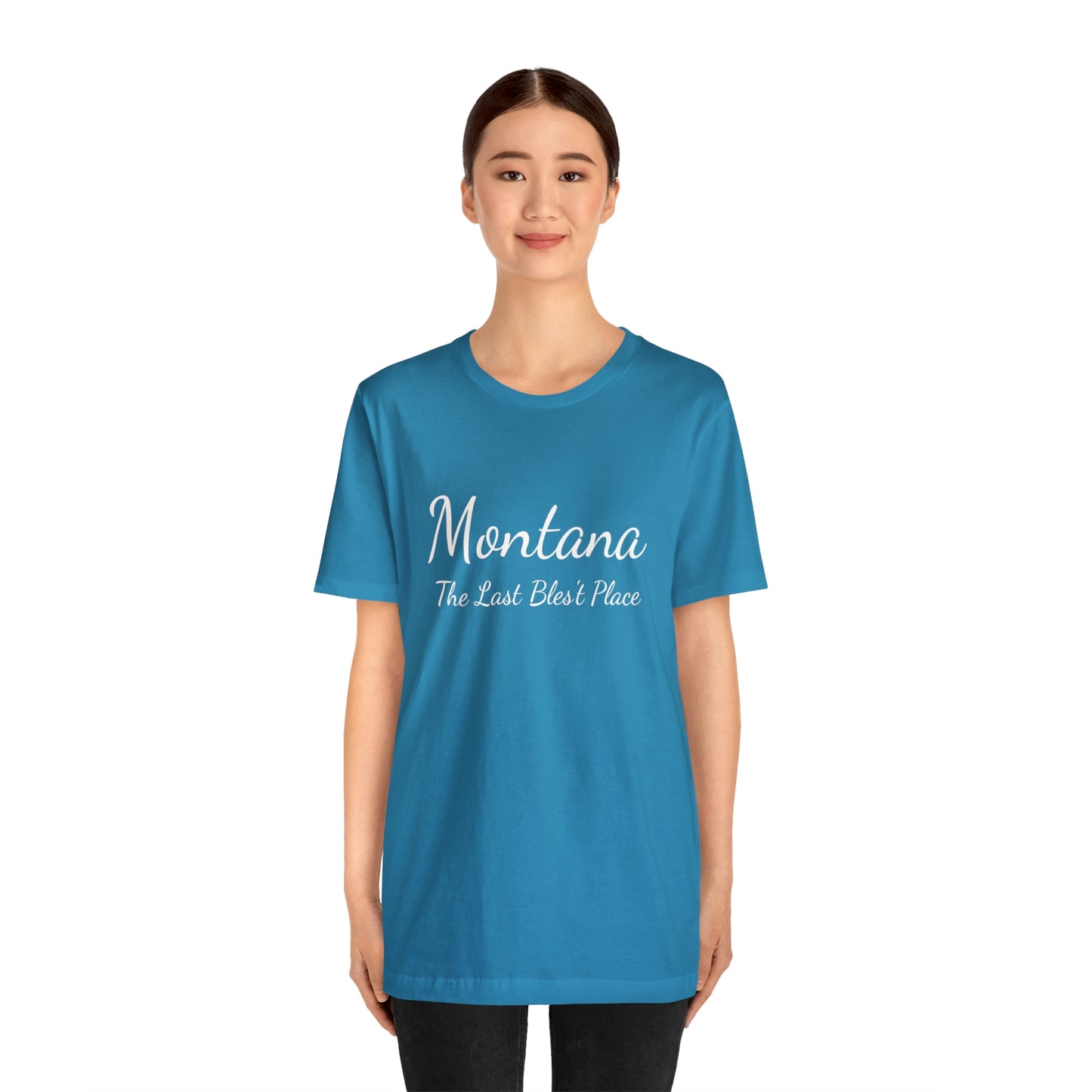 "Montana The Last Bles't Place" Black Ops Unisex Jersey Short Sleeve Tee