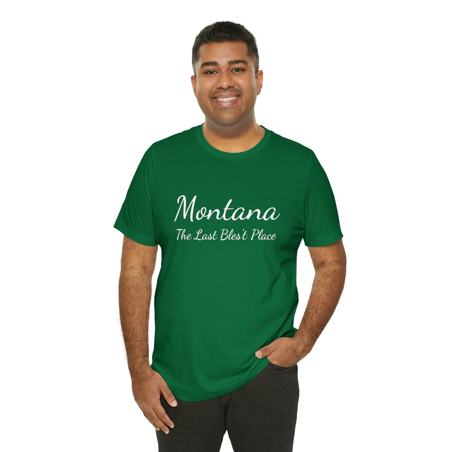 "Montana The Last Bles't Place" Black Ops Unisex Jersey Short Sleeve Tee