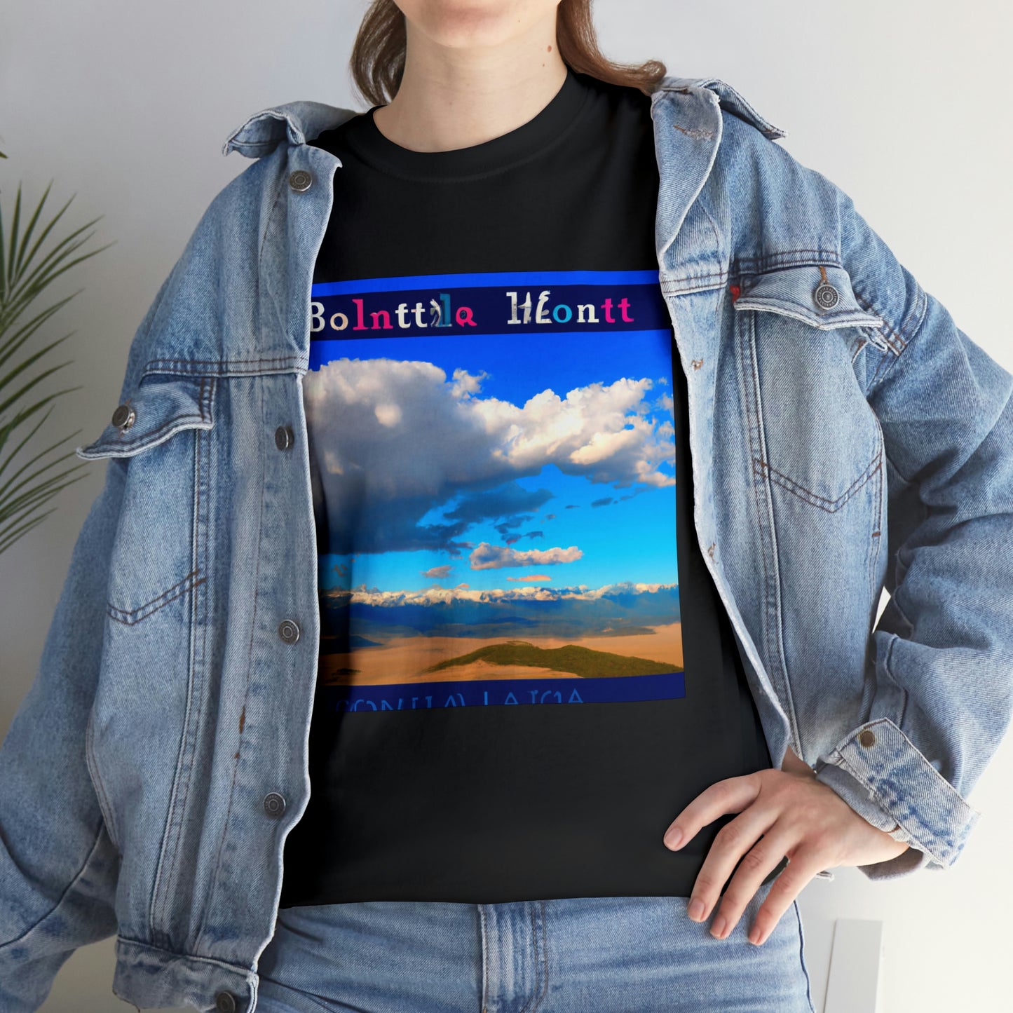 Big Sky Country is the nickname for the U.S. state of Montana. The moniker highlights the area’s wide open plains and vast mountain ranges, as well as its endless blue skies and unspoiled landscapes. Big Sky - T-shirt