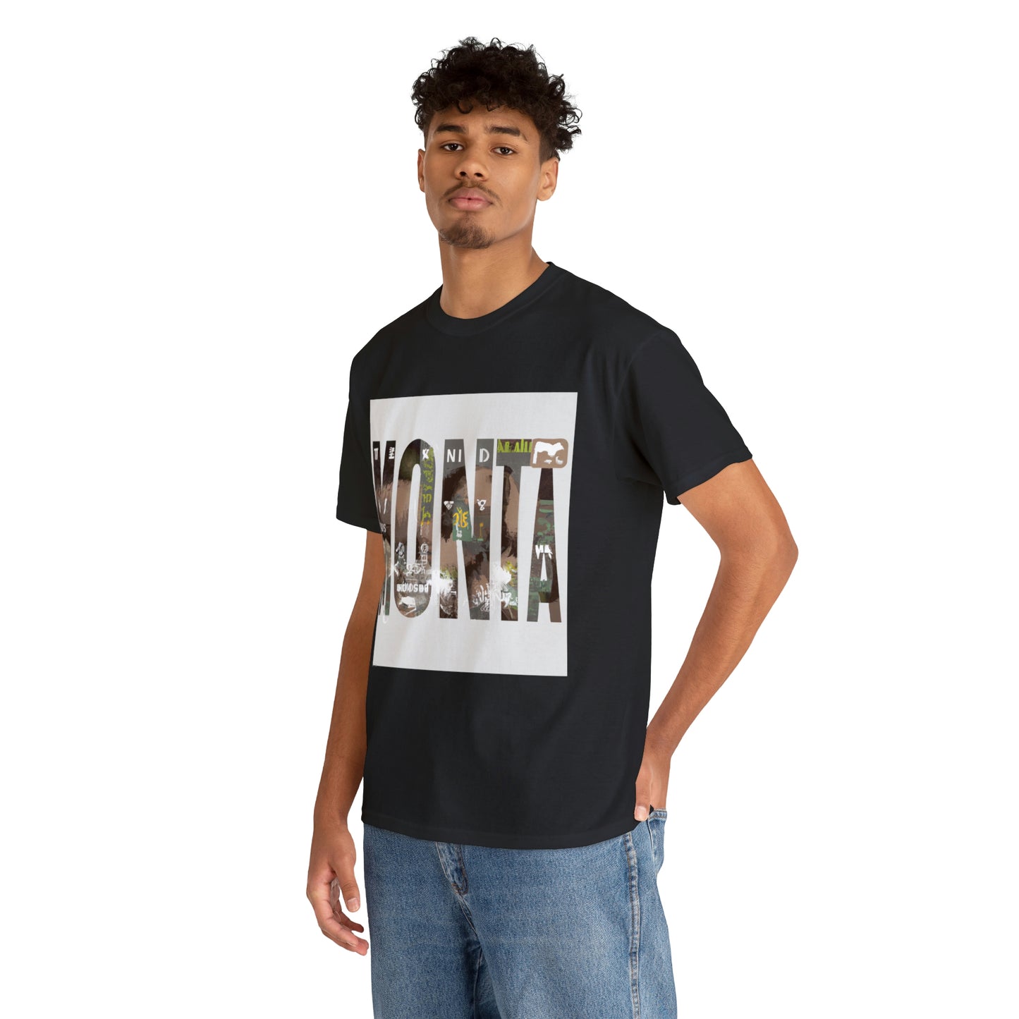 Montana is home to a diverse array of wildlife, including elk, mule deer, white-tailed deer, pronghorn antelope, bighorn sheep, mountain goats, moose, bison, wolves, black bears - T-shirt