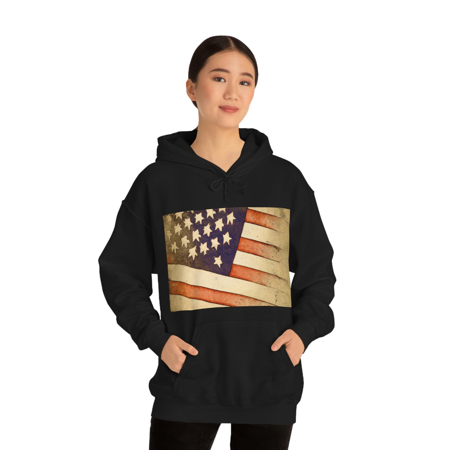 "Our flag does not fly because the wind moves it. It flies with the last breath of each military member who died protecting it." -- Unknown - Hoodie