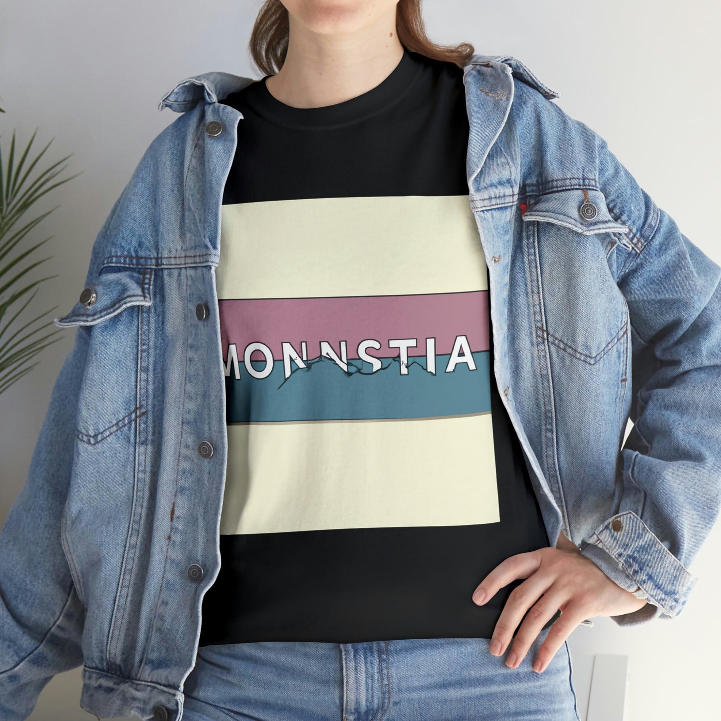 Tee - Small

The Montana Vibes Tee is a fun, playful t-shirt made of 100% cotton fabric. Its soft and lightweight fabric is perfect for wearing on a chilly day. The shirt features a unique blue print of the Big - T-shirt