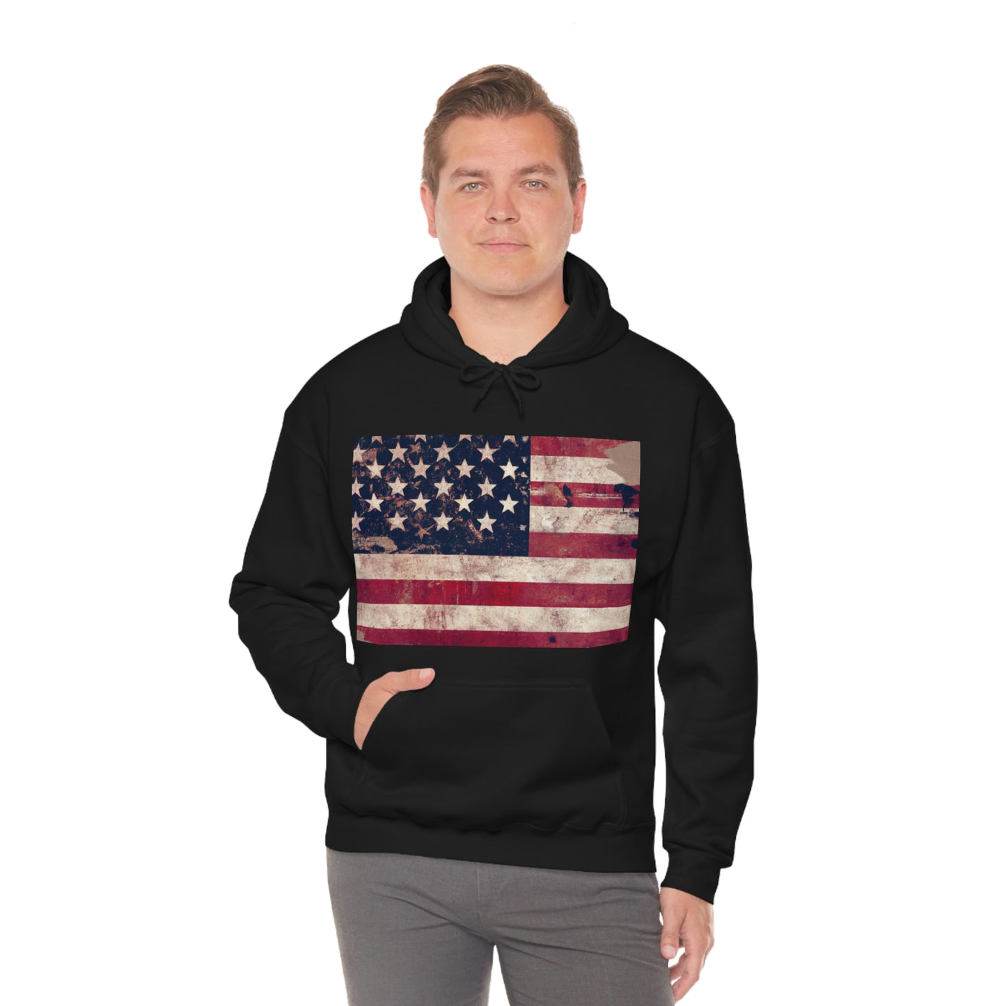 "America was not built on fear. America was built on courage, on imagination and an unbeatable determination to do the job at hand." - President Harry S. Truman - Hoodie