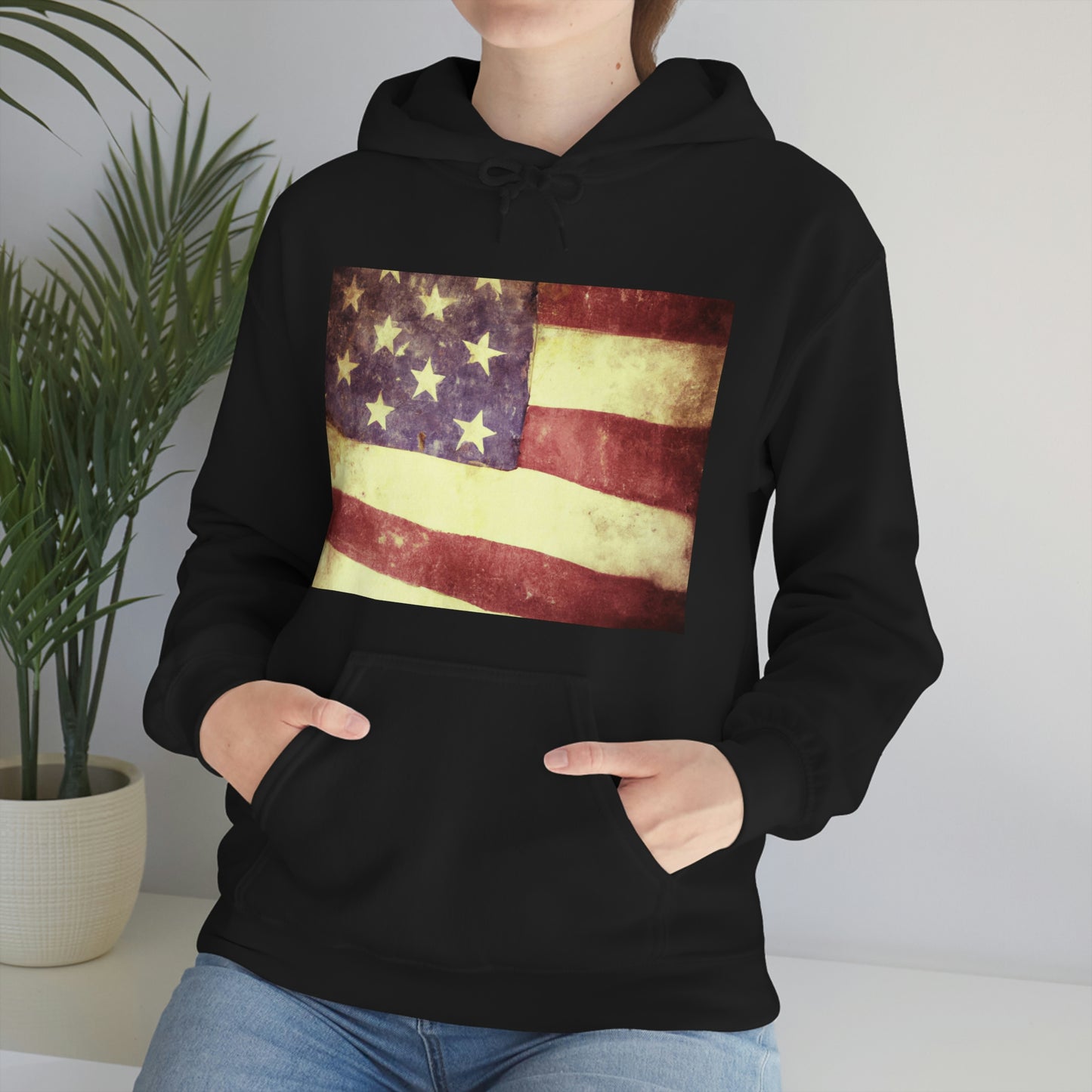 "The flag of the United States has not been created by rhetorical sentences in declarations of independence and in bills of rights. It has been created by the experience of a great people." - Woodrow Wilson - Hoodie