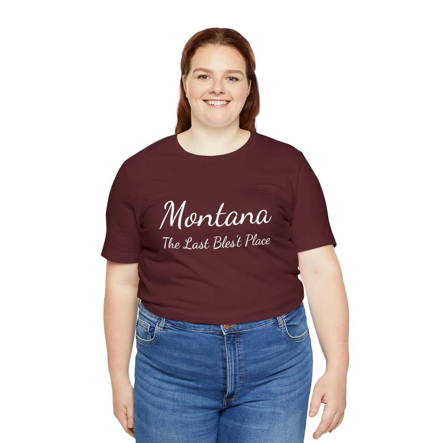 "Montana The Last Bles't Place" Unisex Jersey Short Sleeve Tee