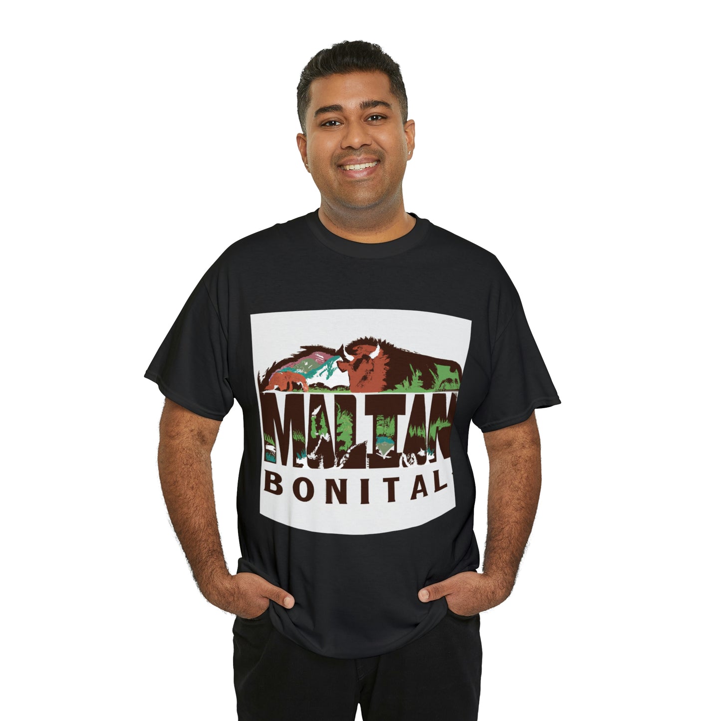 Montana is home to a wide variety of wildlife, including many big game animals. Depending on the region, residents and visitors can see elk, bighorn sheep, mule deer, pronghorn antelope, moose, - T-shirt