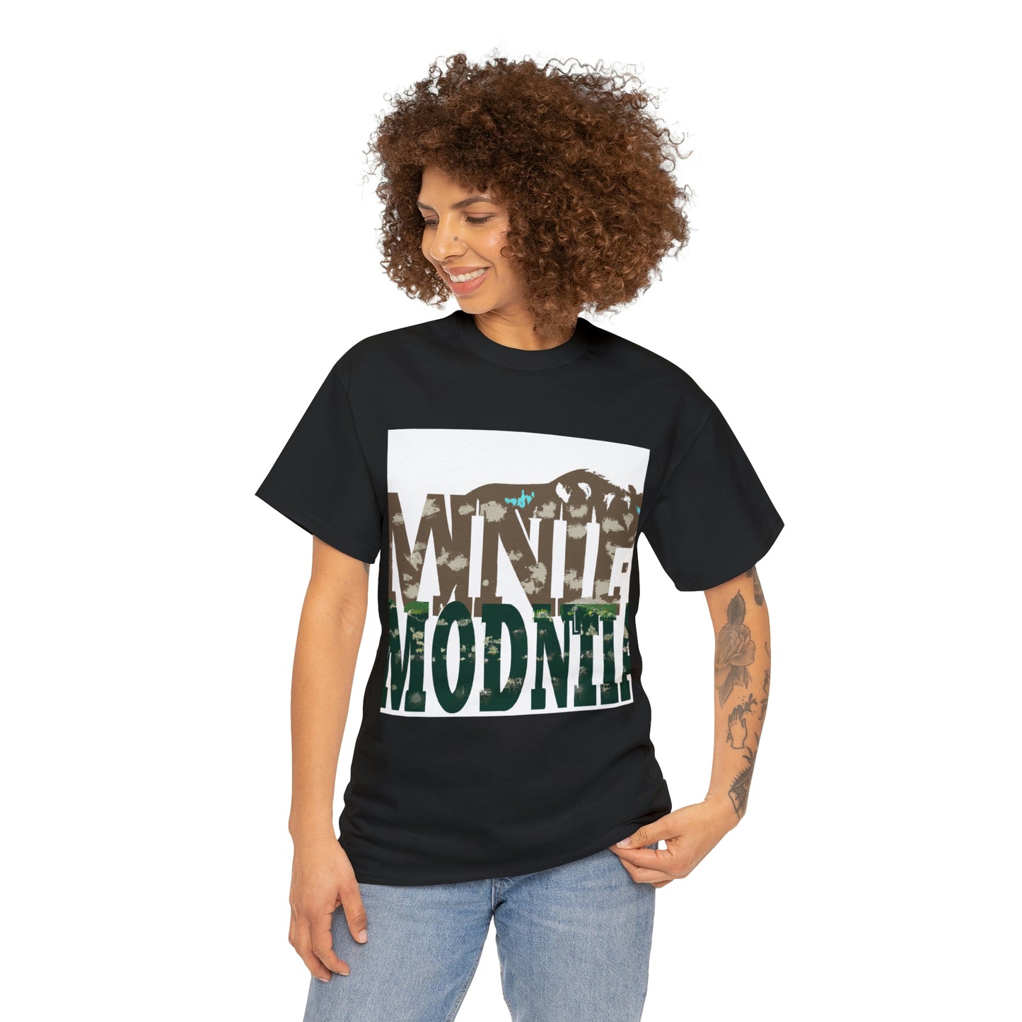 Montana wildlife includes a variety of mammals, birds, reptiles, amphibians, and fish. Montana is home to species such as bighorn sheep, mule deer, pronghorn, elk, black bear, grizzly bear - T-shirt