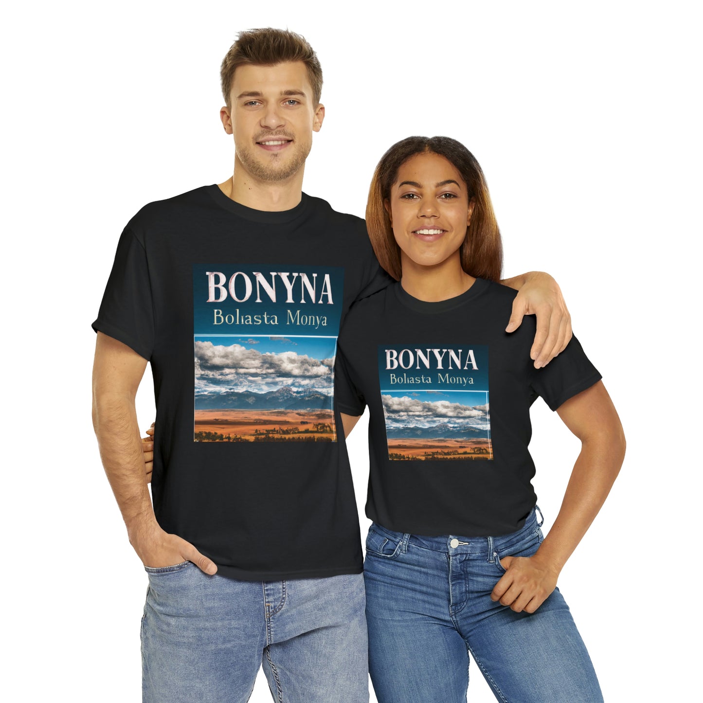 Big Sky Country is a term used to refer to the western region of the United States, mainly Montana, Idaho, and Wyoming. The term was coined by Montana writer A.B. Guthrie in his 1950 novel The Big Sky - T-shirt