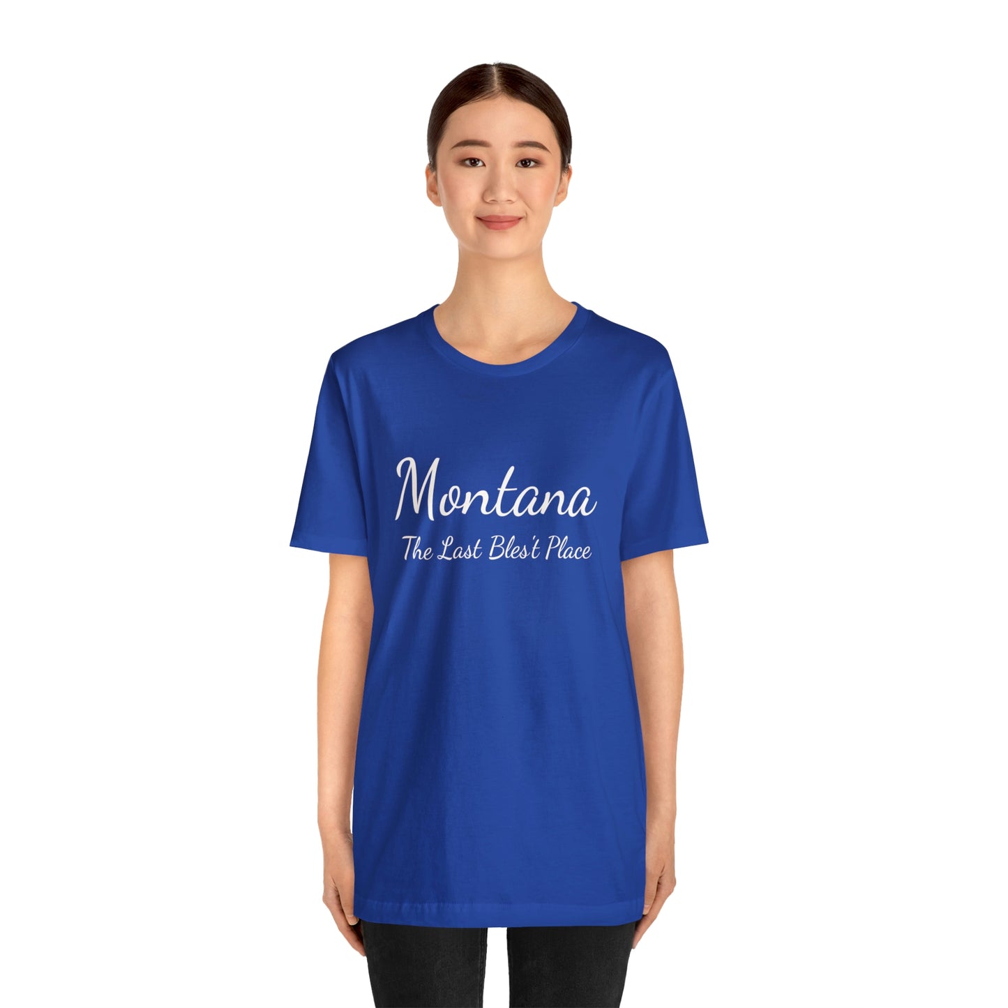 "Montana The Last Bles't Place" Unisex Jersey Short Sleeve Tee