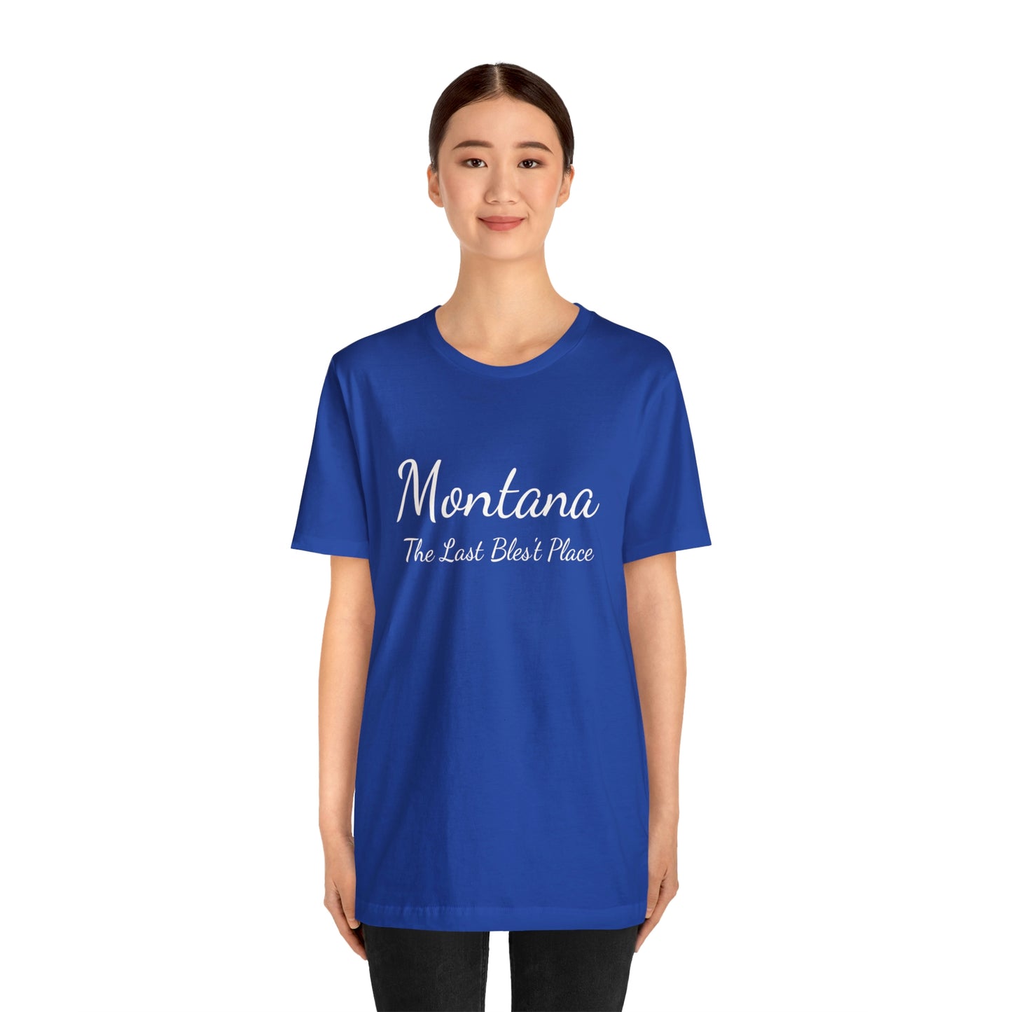 "Montana The Last Bles't Place" Black Ops Unisex Jersey Short Sleeve Tee