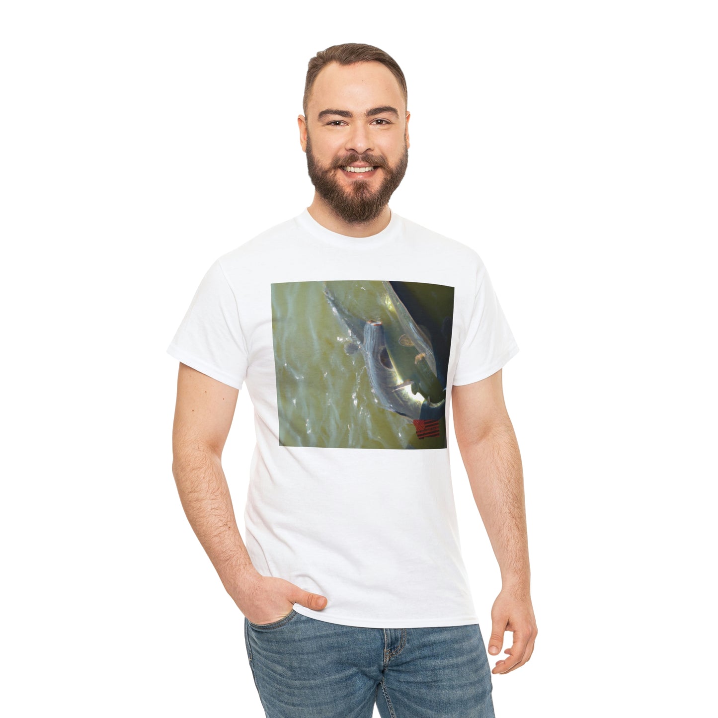 Sea Cowfish. This fish has a flat body with bright green and yellow stripes and a cow-like face. It is native to shallow tropical waters, where it feeds on detritus and algae, and serves as a great cleaning organism - Tshirt