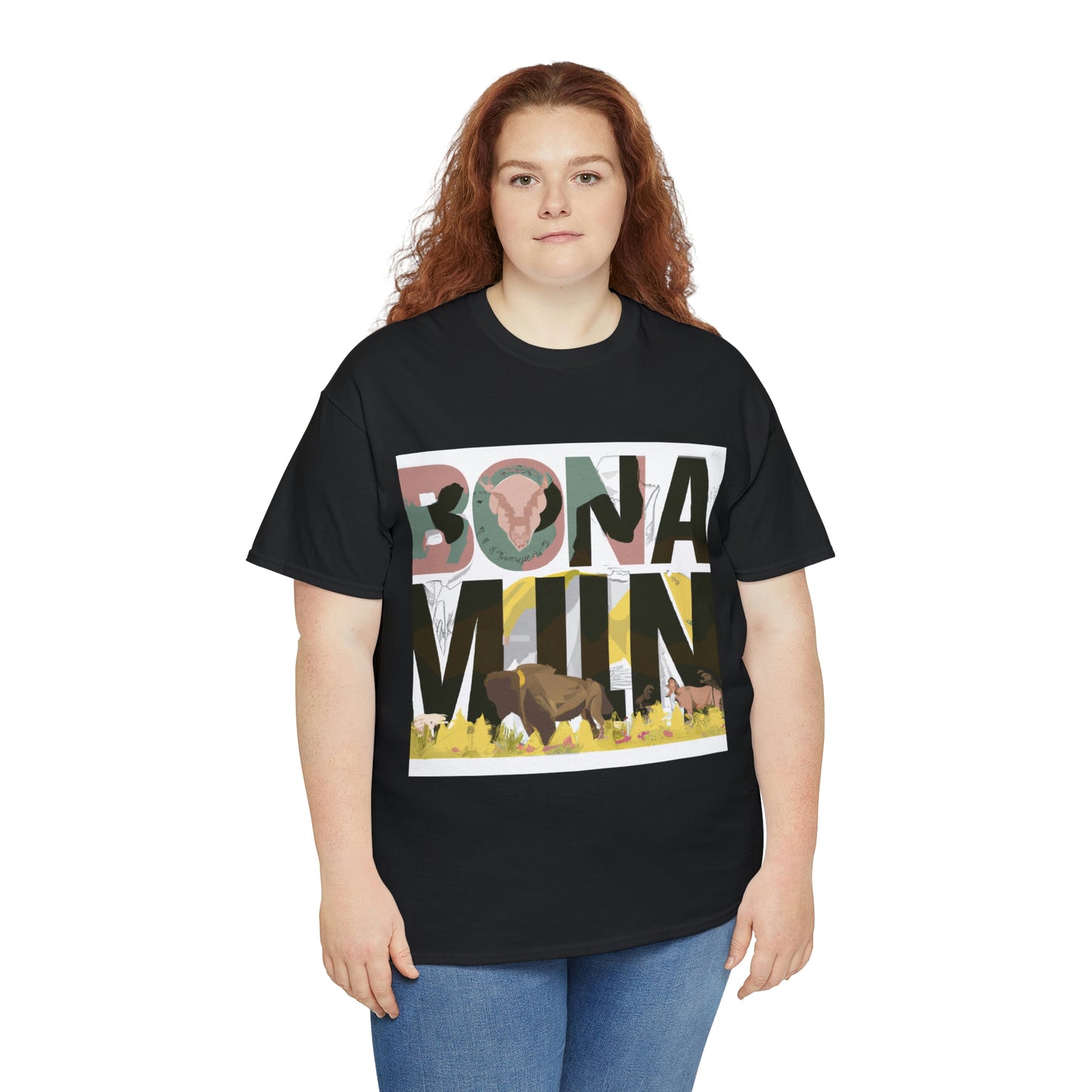 Montana supports an abundance of wildlife, ranging from large mammals like grizzly bears, elk, moose and bighorn sheep, to smaller creatures such as beavers, marmots, foxes and badgers. In addition - T-shirt