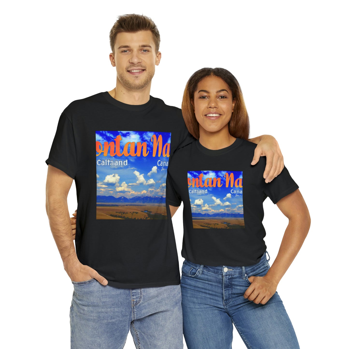 Sky Country" refers to Montana, Idaho, and Wyoming, as these three states are commonly referred to as the "Big Sky Country" due to their expansive, open spaces and beautiful mountain scenery. The phrase is often used to refer to the - T-shirt