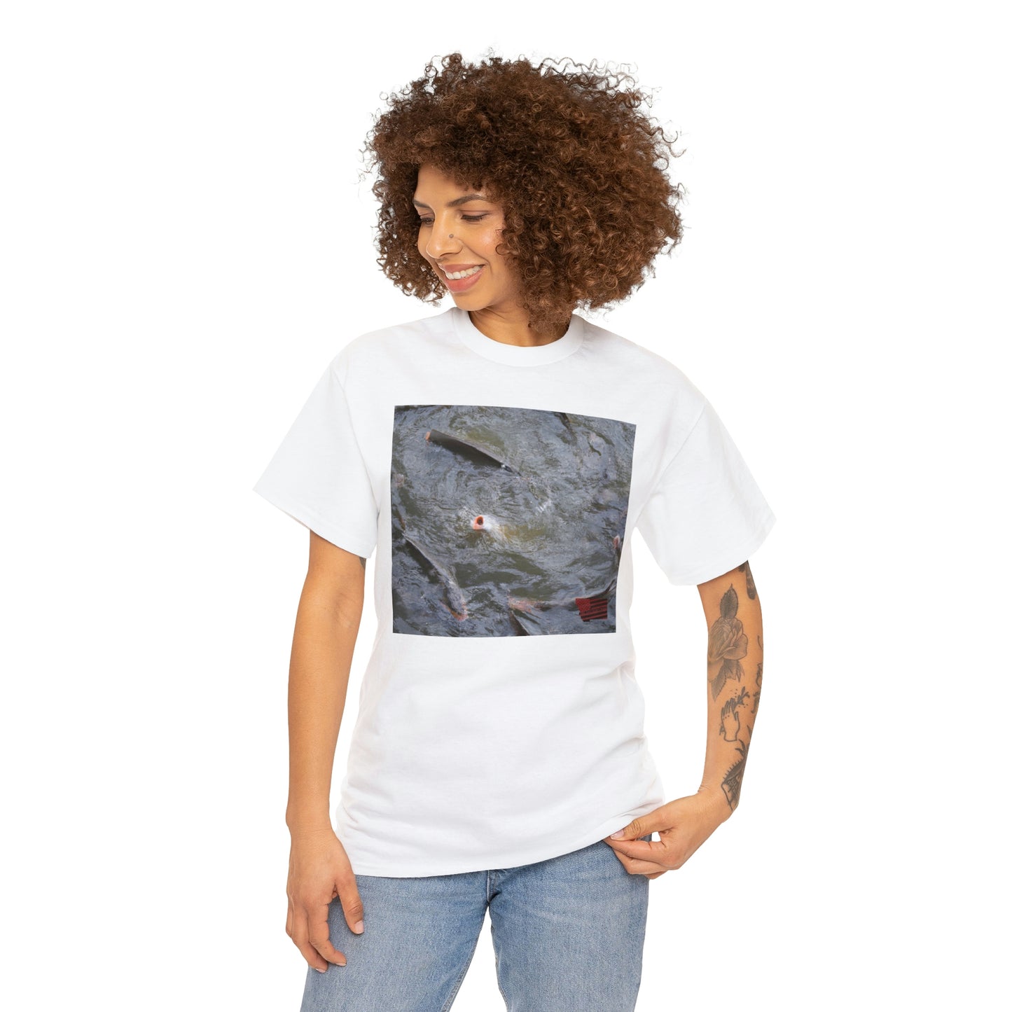 Fancy Quillfish, a sophistiated and multi-colored freshwater fish with large, cascading fins. - Tshirt