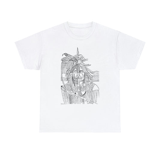 "Self Portrait Warrior" - Ron Schlenske - T-Shirt