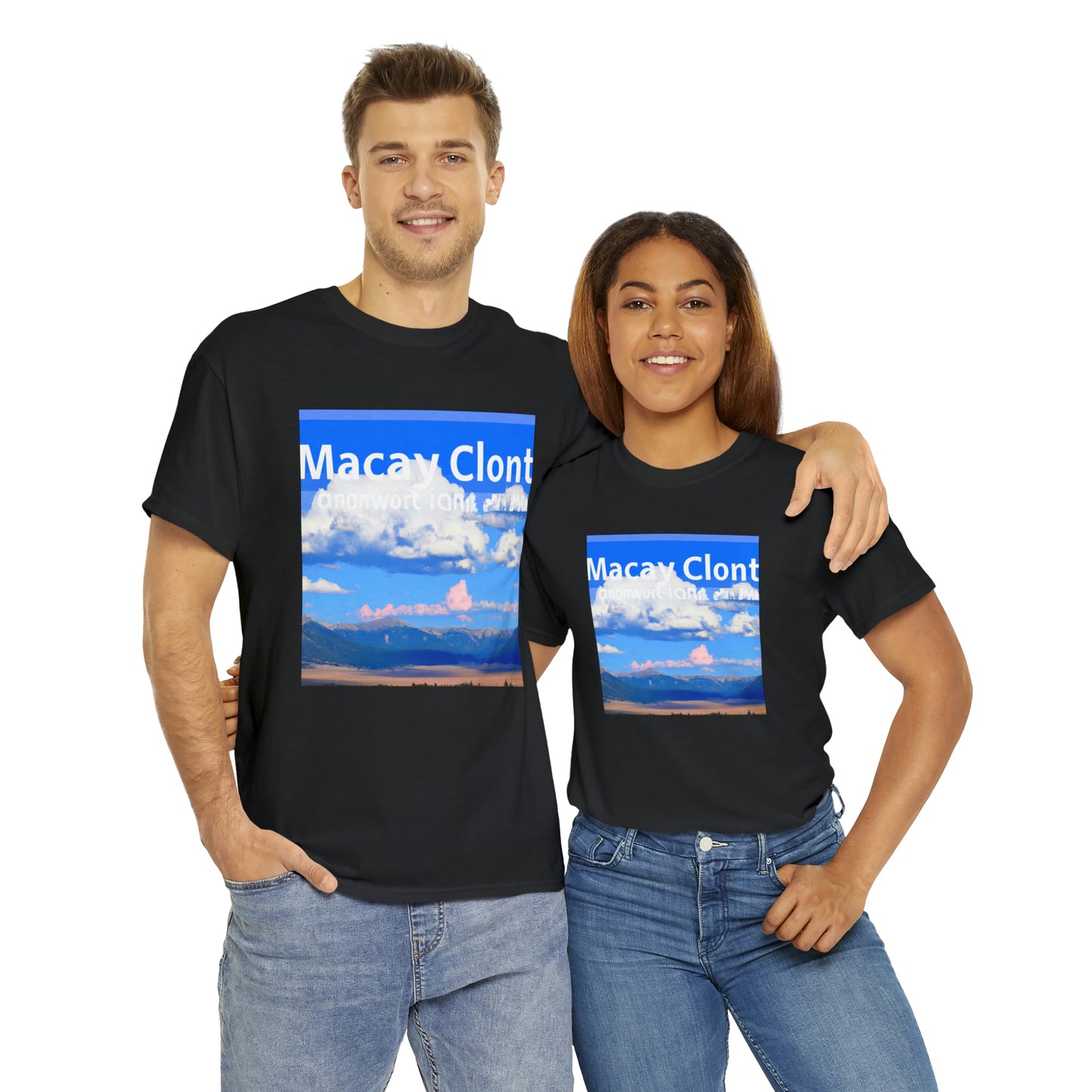 Big Sky Country is an oft-used nickname for the northwestern portion of the United States, most notably the states of Montana, Wyoming, and Idaho. Characterized by its wide open spaces, rugged mountains, and abundance of wildlife, Big Sky - T-shirt