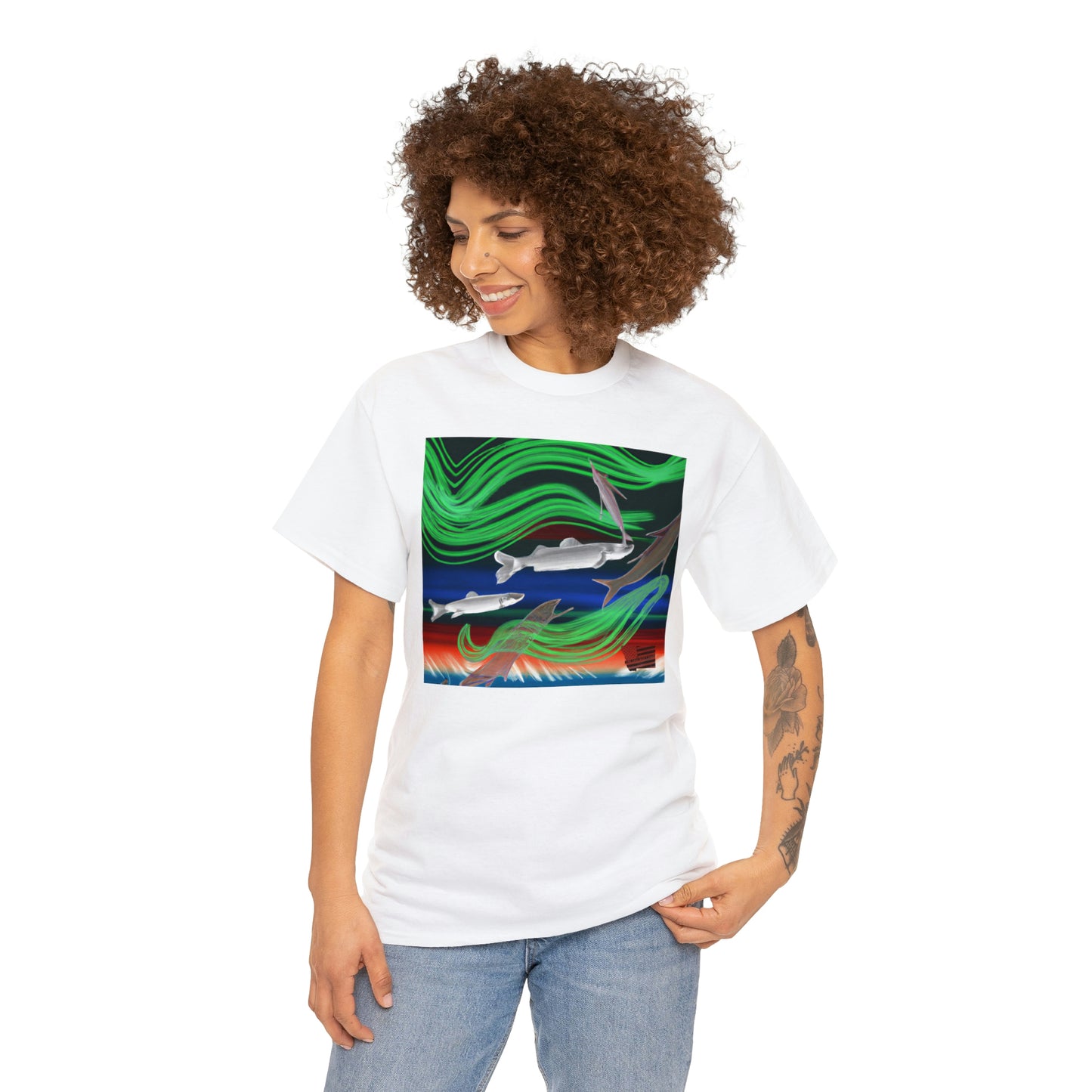 Shroom Fish - a breed of fish with a unique mushroom-like pattern on its scales. They are colorful, low maintenance, and hardy freshwater fish ideal for the home aquarium. - Tshirt