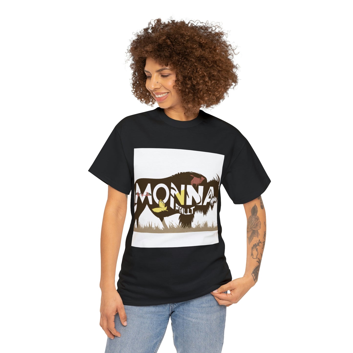 Montana wildlife includes many different mammals and birds. Common mammals include deer, elk, bighorn sheep, black bears, wolves, and mountain lions. Common birds include bald eagles, grouse, hawks, swans, and osp - T-shirt