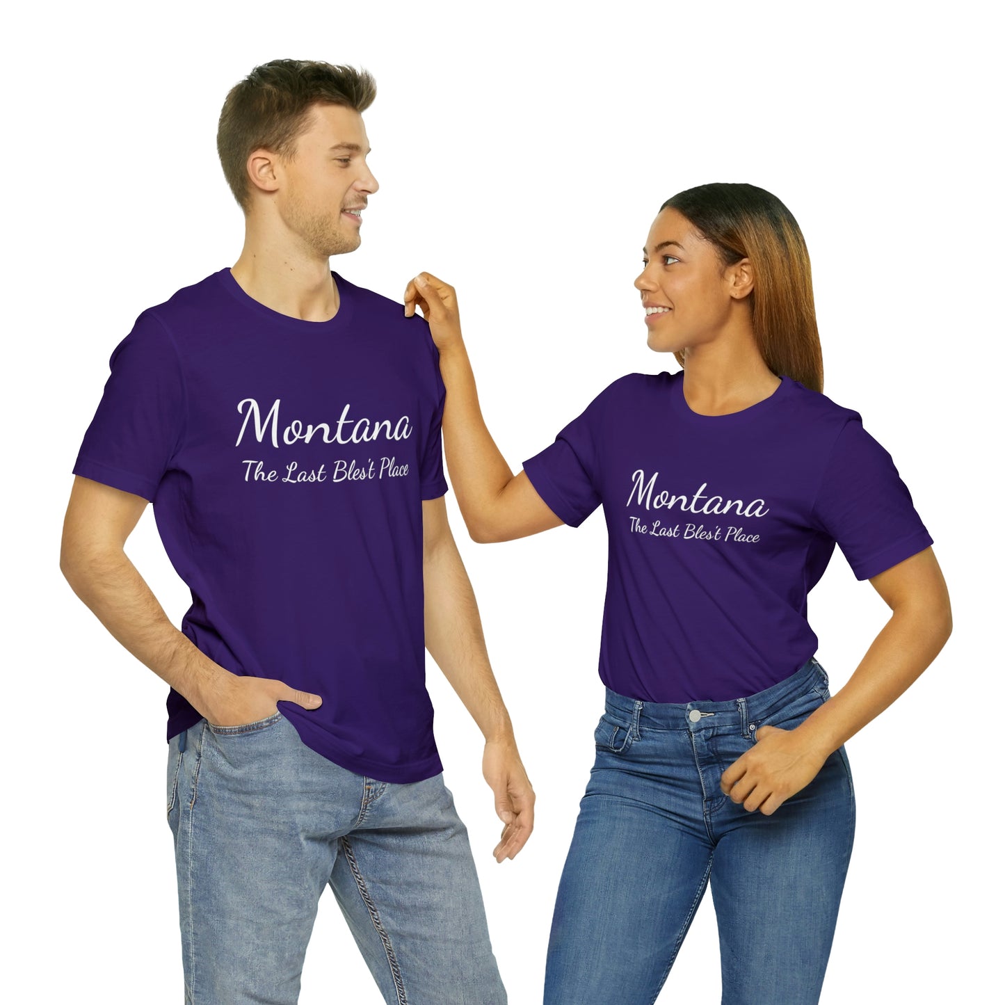 "Montana The Last Bles't Place" Black Ops Unisex Jersey Short Sleeve Tee