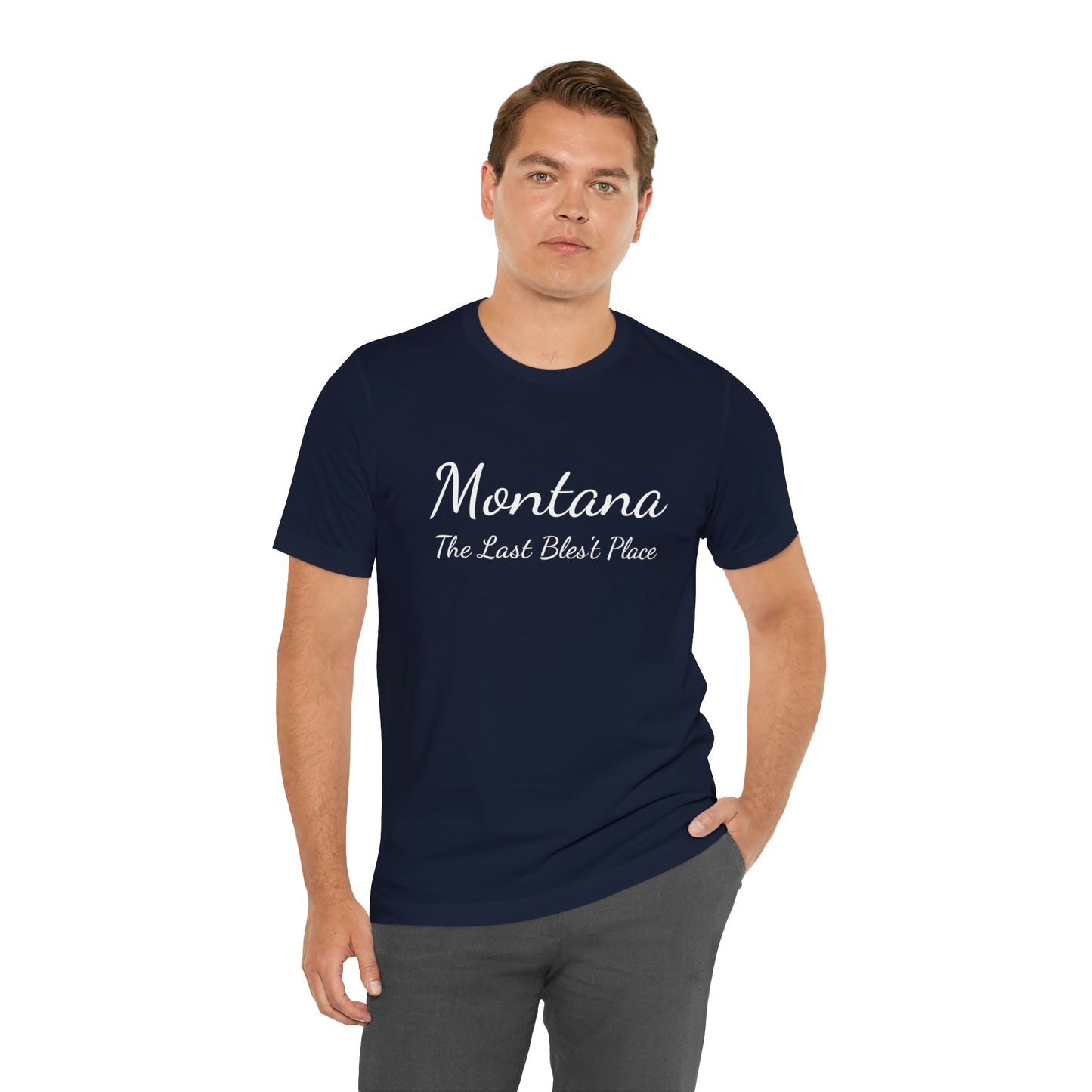 "Montana The Last Bles't Place" Black Ops Unisex Jersey Short Sleeve Tee