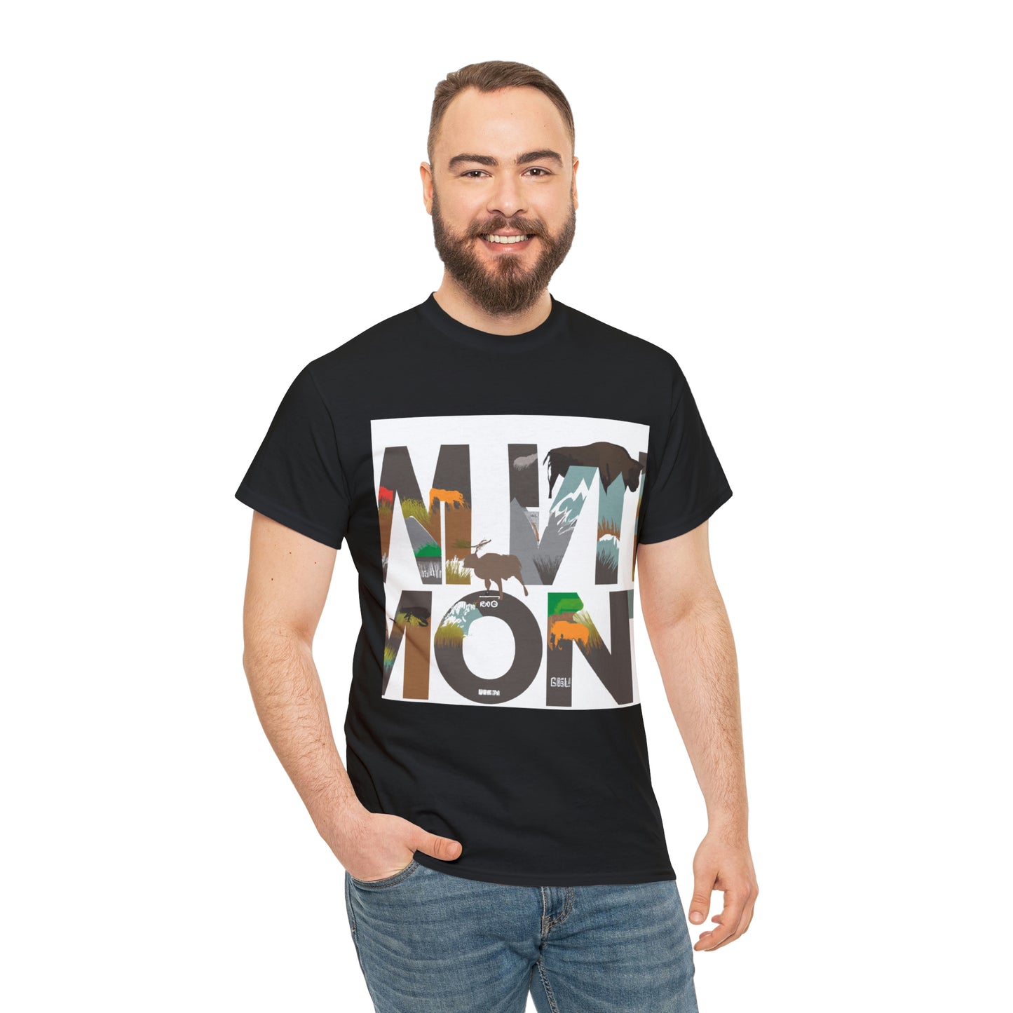 Montana is home to many species of wildlife, including elk, moose, bighorn sheep, mule deer, white-tailed deer, cougar, grizzly bear, black bear, coyote, lynx, bob - T-shirt