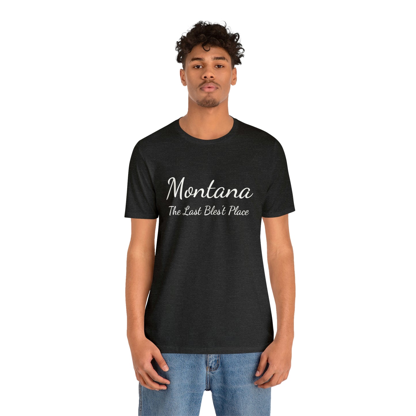 "Montana The Last Bles't Place" Black Ops Unisex Jersey Short Sleeve Tee
