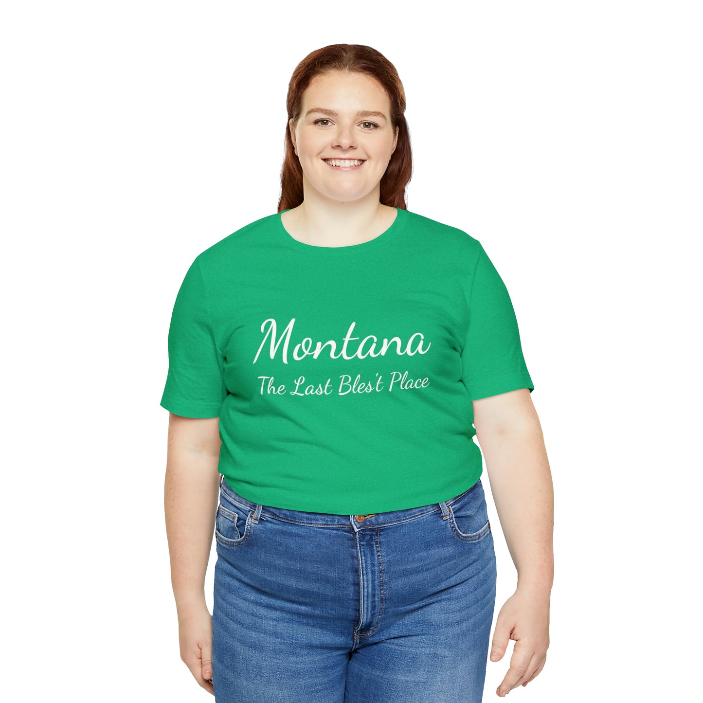 "Montana The Last Bles't Place" Unisex Jersey Short Sleeve Tee