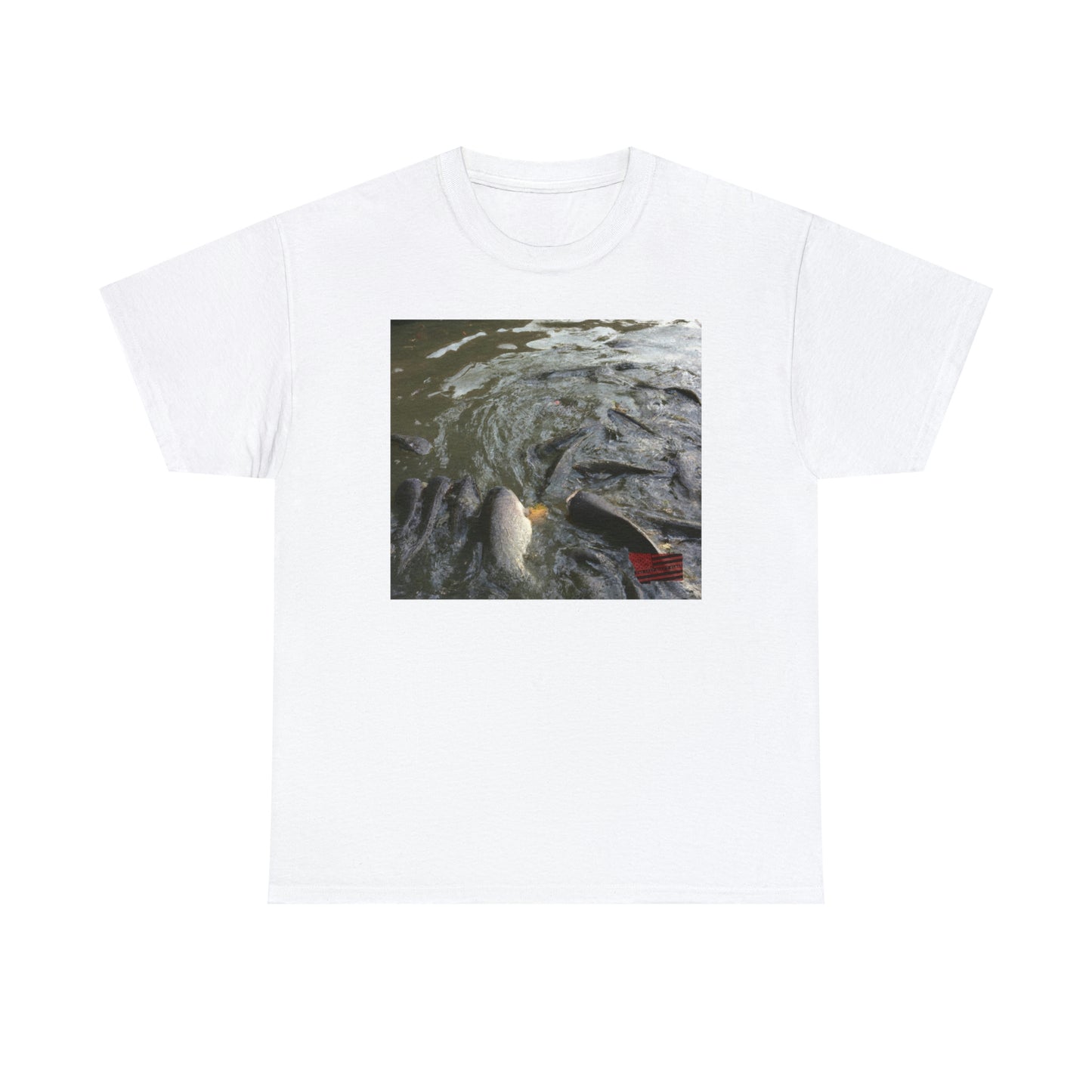 Booker Fish, a hybrid of the Clown Fish and Puffer Fish. This breed has a hardy exterior, with a lively personality, and interesting mix of vibrant colors on its scales. - Tshirt