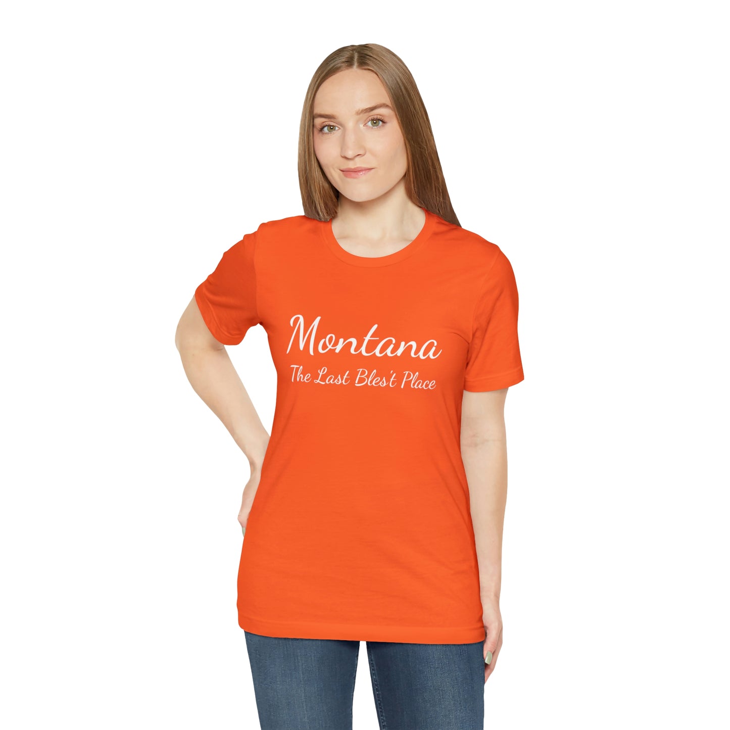 "Montana The Last Bles't Place" Black Ops Unisex Jersey Short Sleeve Tee