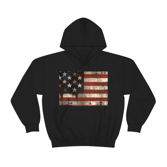 "The American flag is the symbol of our freedom, the symbol of our national unity, and a reminder of the sacrifices made by generations of Americans." - Ronald Reagan - Hoodie