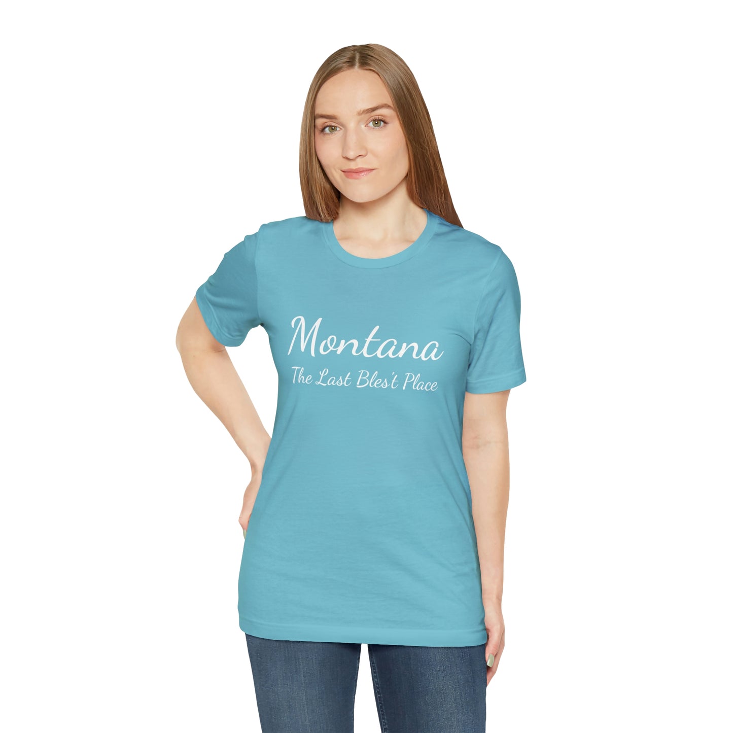 "Montana The Last Bles't Place" Black Ops Unisex Jersey Short Sleeve Tee