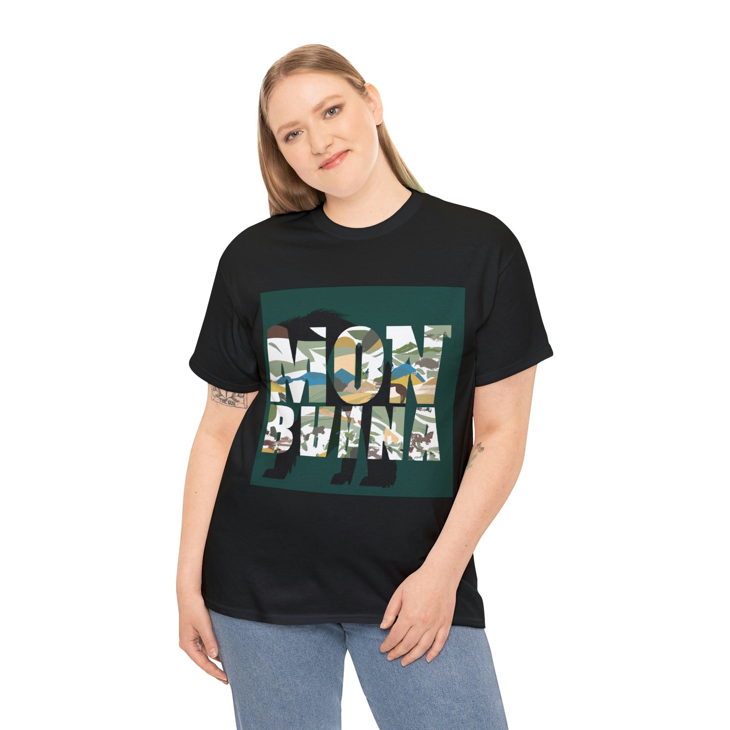 Montana has abundant wildlife. The state has a great variety and abundance of fish, including native cutthroat, bull, lake, grayling, and mountain whitefish, as well as brown, lake, and rainbow trout. The forests - T-shirt