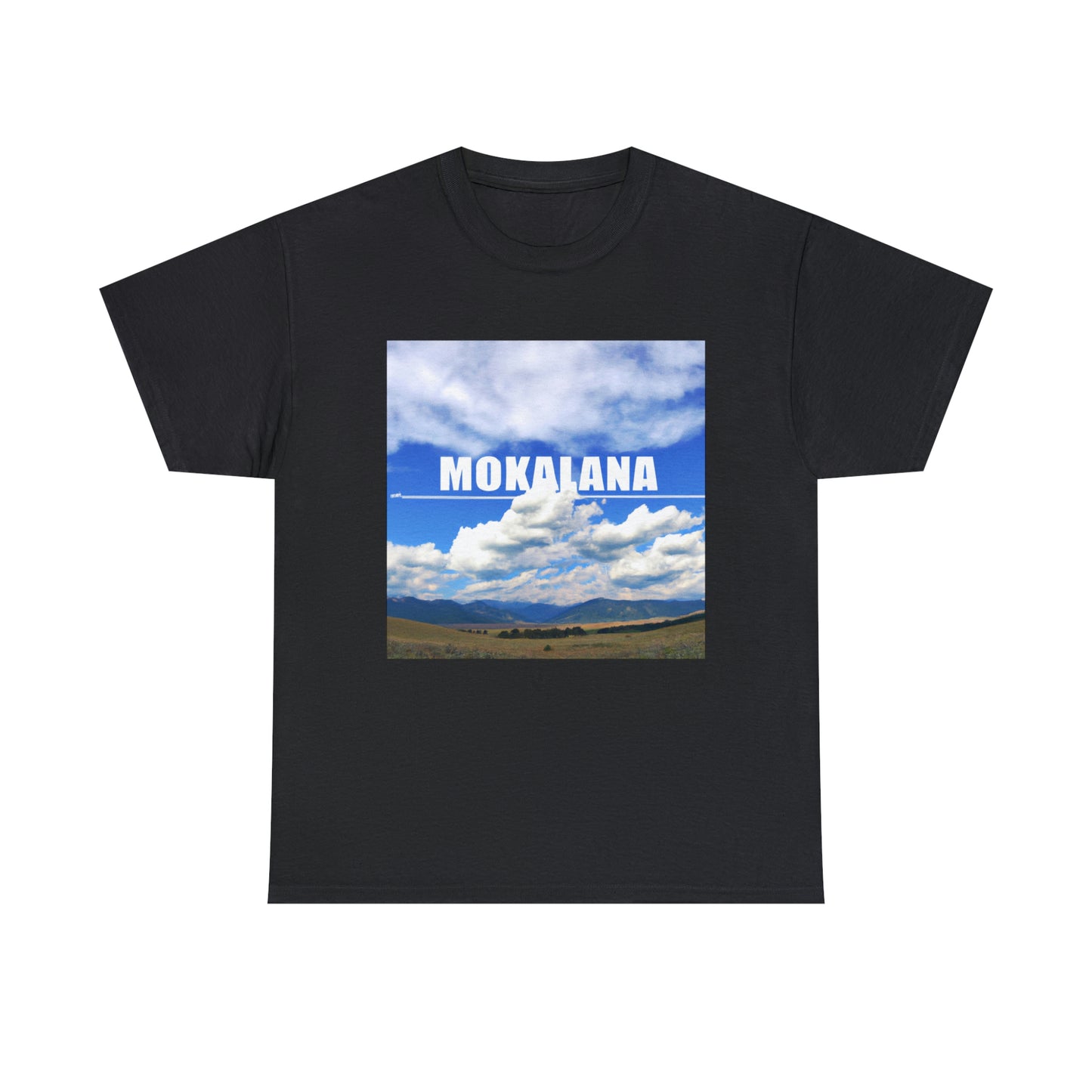 Big Sky Country is a term used to refer to Montana and is used to describe the beautiful landscapes, rolling prairies, and majestic mountains of the region. The term was first used in the 19th century to describe the expansive, open sky - T-shirt