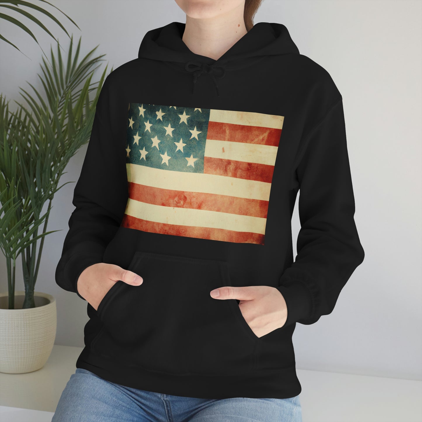 "The red, white, and blue: they are the colors of freedom, the colors of our Flag!"  -Robert Alan Evans - Hoodie