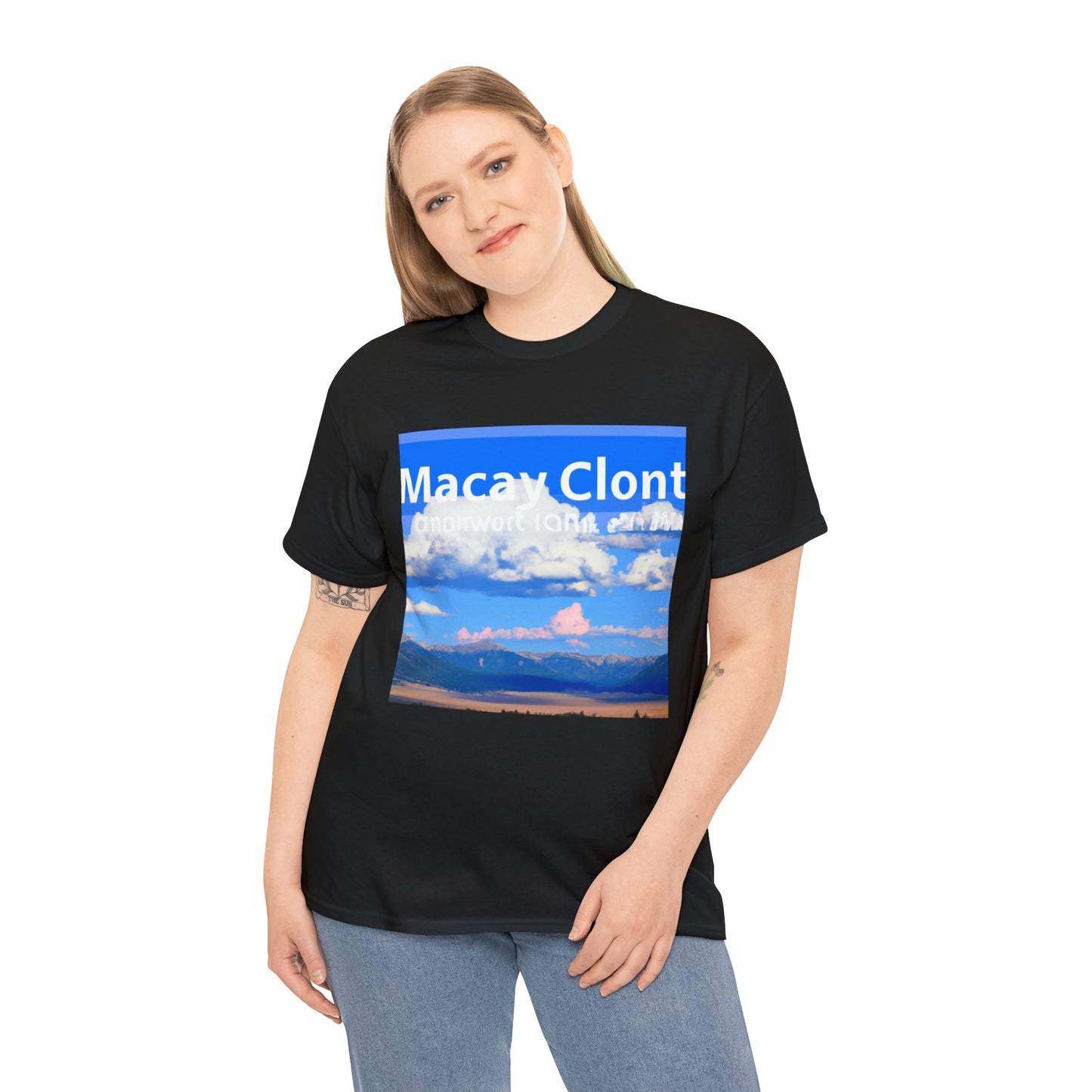 Big Sky Country is an oft-used nickname for the northwestern portion of the United States, most notably the states of Montana, Wyoming, and Idaho. Characterized by its wide open spaces, rugged mountains, and abundance of wildlife, Big Sky - T-shirt