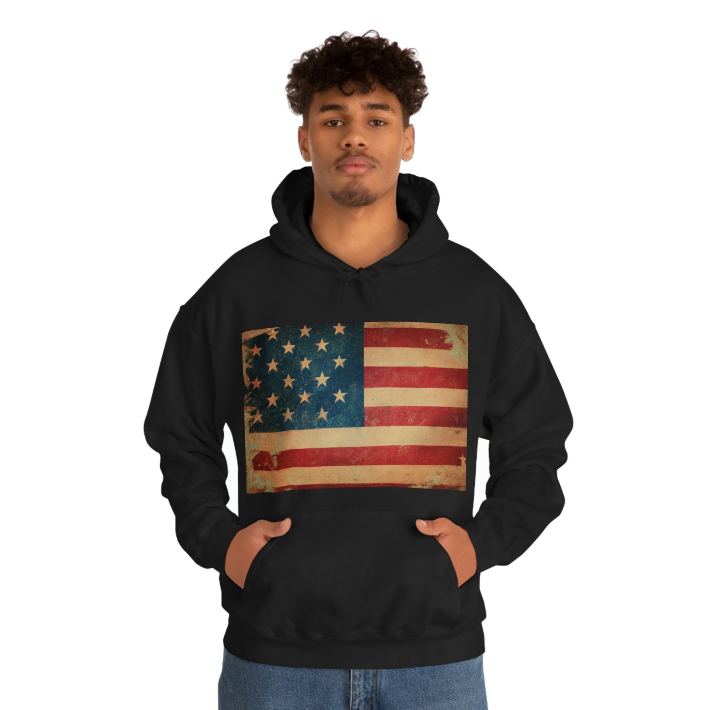 "Our country was founded on a bedrock principle that we are all created equal. The American flag stands for our national motto: 'Out of Many, One.' It flew over an America that was divided - black and white, rich and poor - Hoodie