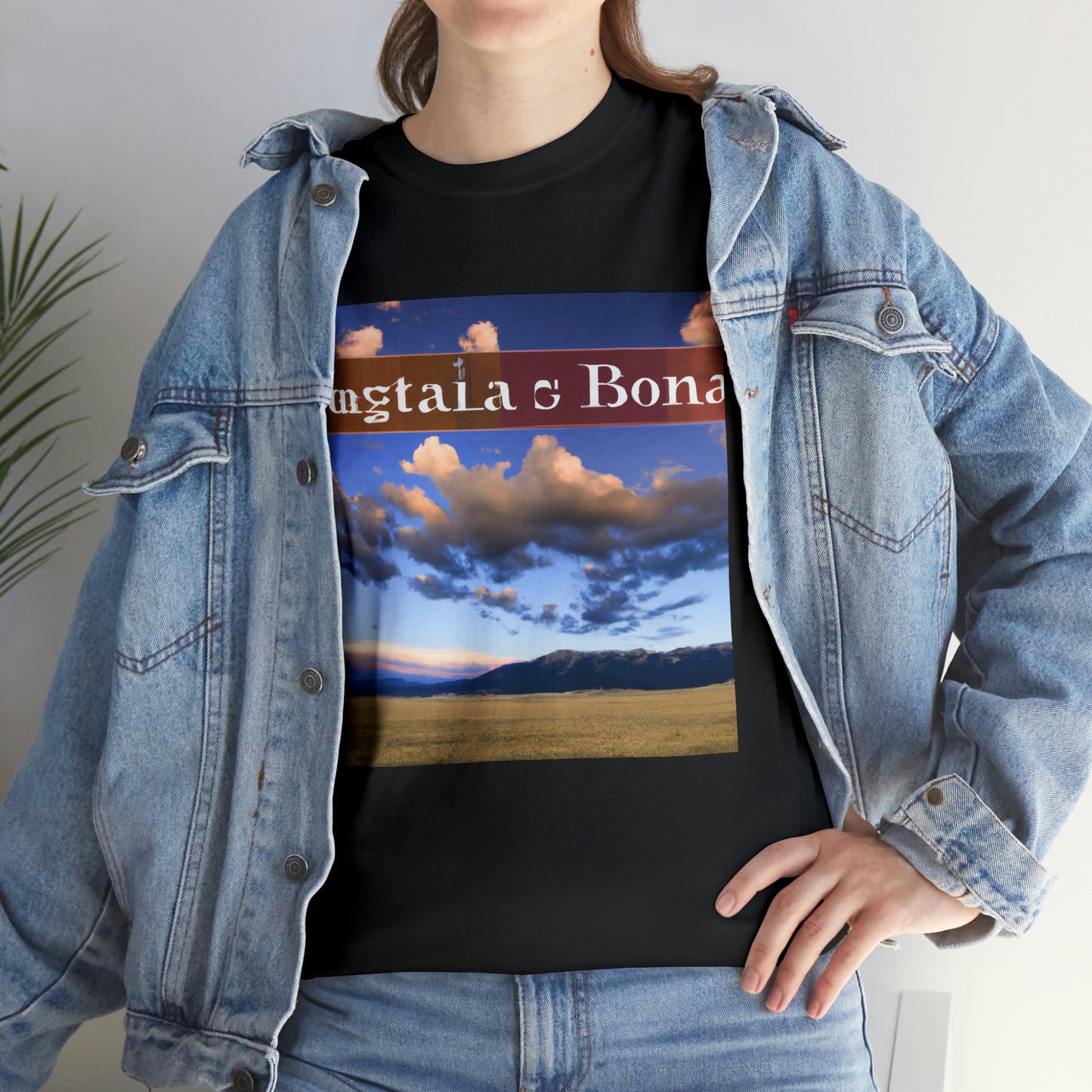 Big Sky Country is a nickname for the state of Montana. The nickname refers to its expansive plains, rolling hills, and large expanses of open space. Montana's sweeping landscapes are home to wide-open fields, majestic mountains, and glaciers - T-shirt