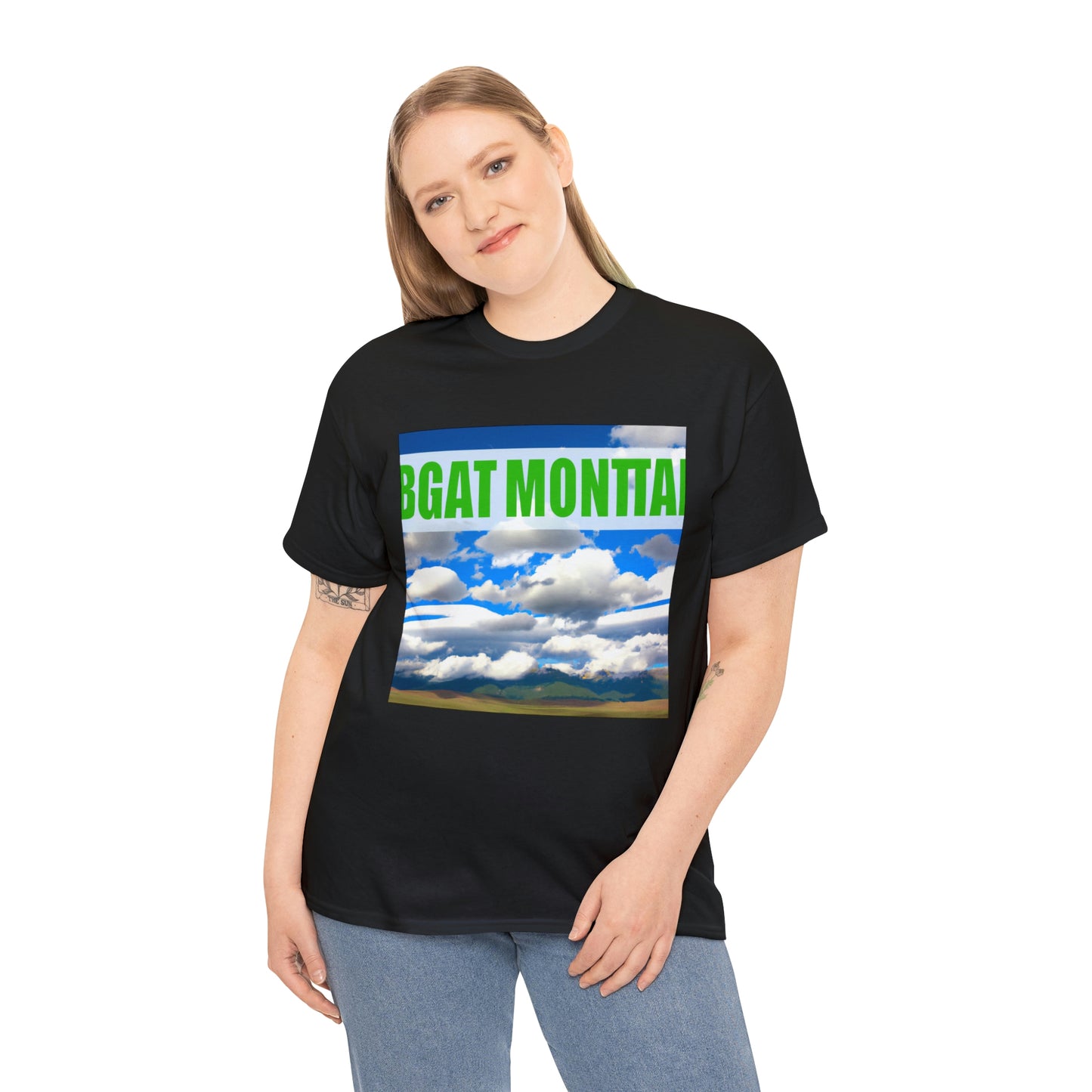 Big Sky Country is a colloquial term used to describe the western states of the United States, usually Montana, Idaho, Wyoming, and sometimes Utah and Colorado. These states are often referred to as the Big Sky Country due to their wide - T-shirt