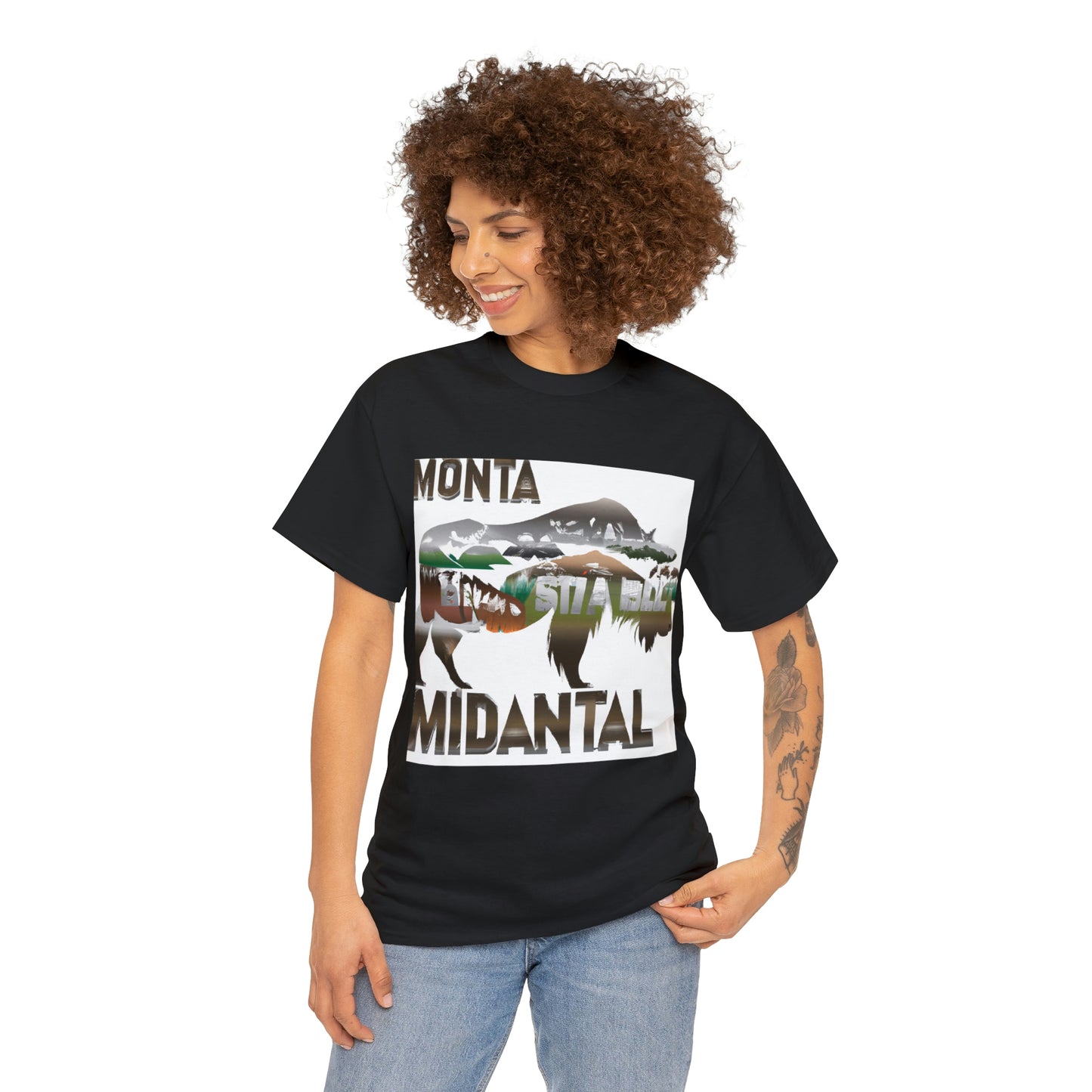 Montana is home to diverse wildlife and offers great opportunities for wildlife viewing. Special species to watch for in Montana include the American Bison, elk, mule deer, whitetail deer, pronghorn, moose, b - T-shirt