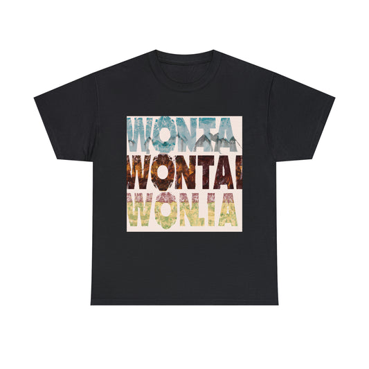 The wildlife in Montana is diverse and abundant. It ranges from large mammals such as bison, elk, moose, deer, and bears to smaller animals like beavers, otters, badgers, lynx, and foxes - T-shirt