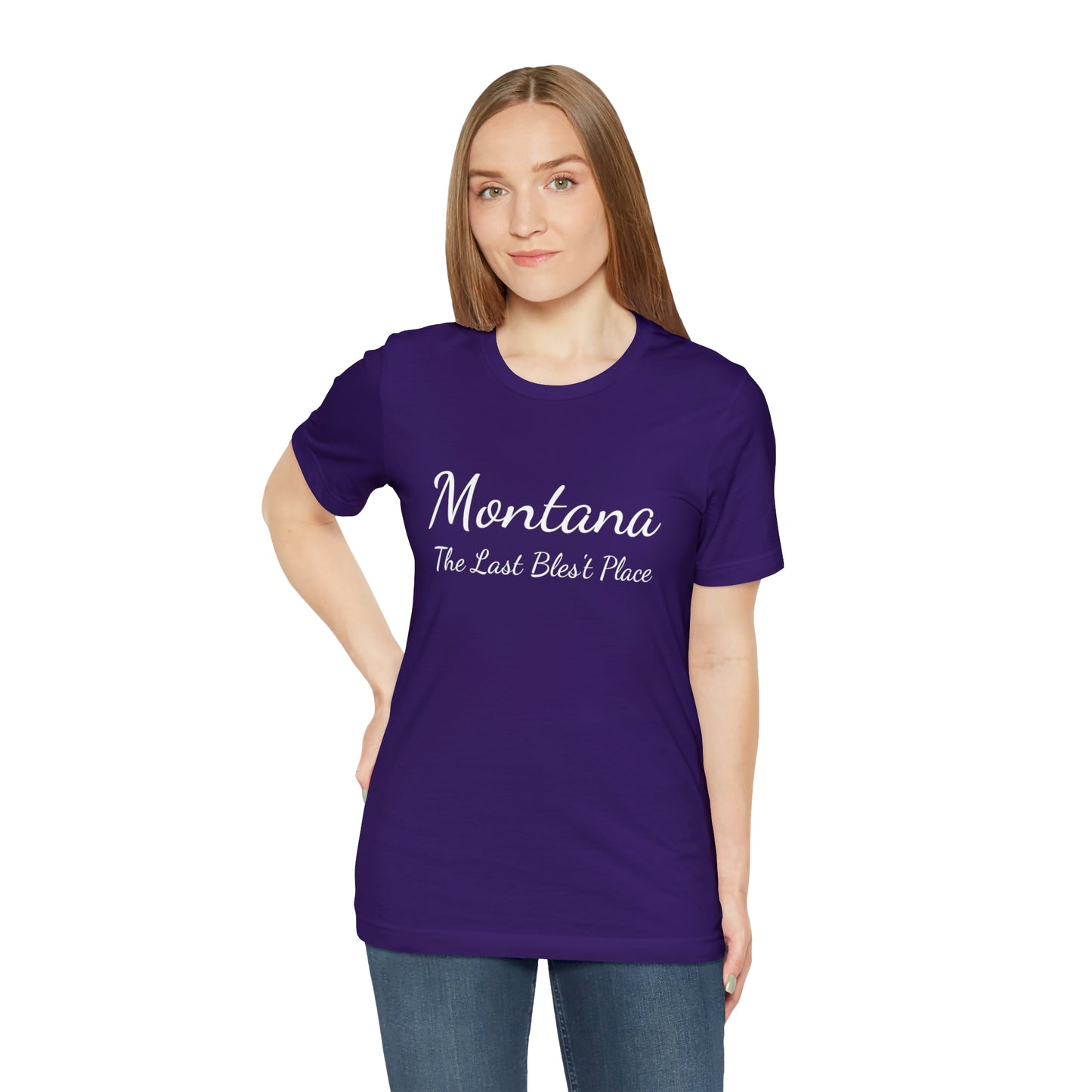 "Montana The Last Bles't Place" Black Ops Unisex Jersey Short Sleeve Tee